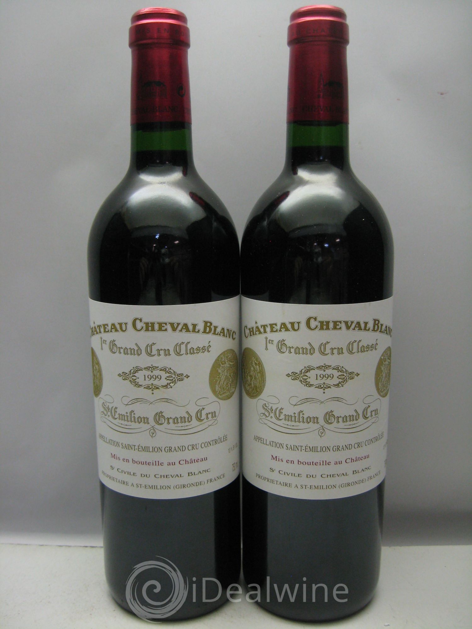 Château Cheval Blanc 1er Grand Cru Classé A 1999 - Lot de 6 bouteilles - 0