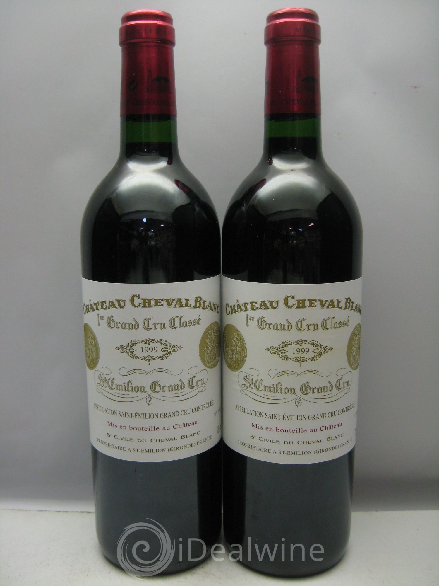 Château Cheval Blanc 1er Grand Cru Classé A 1999 - Lot de 6 bouteilles - 1