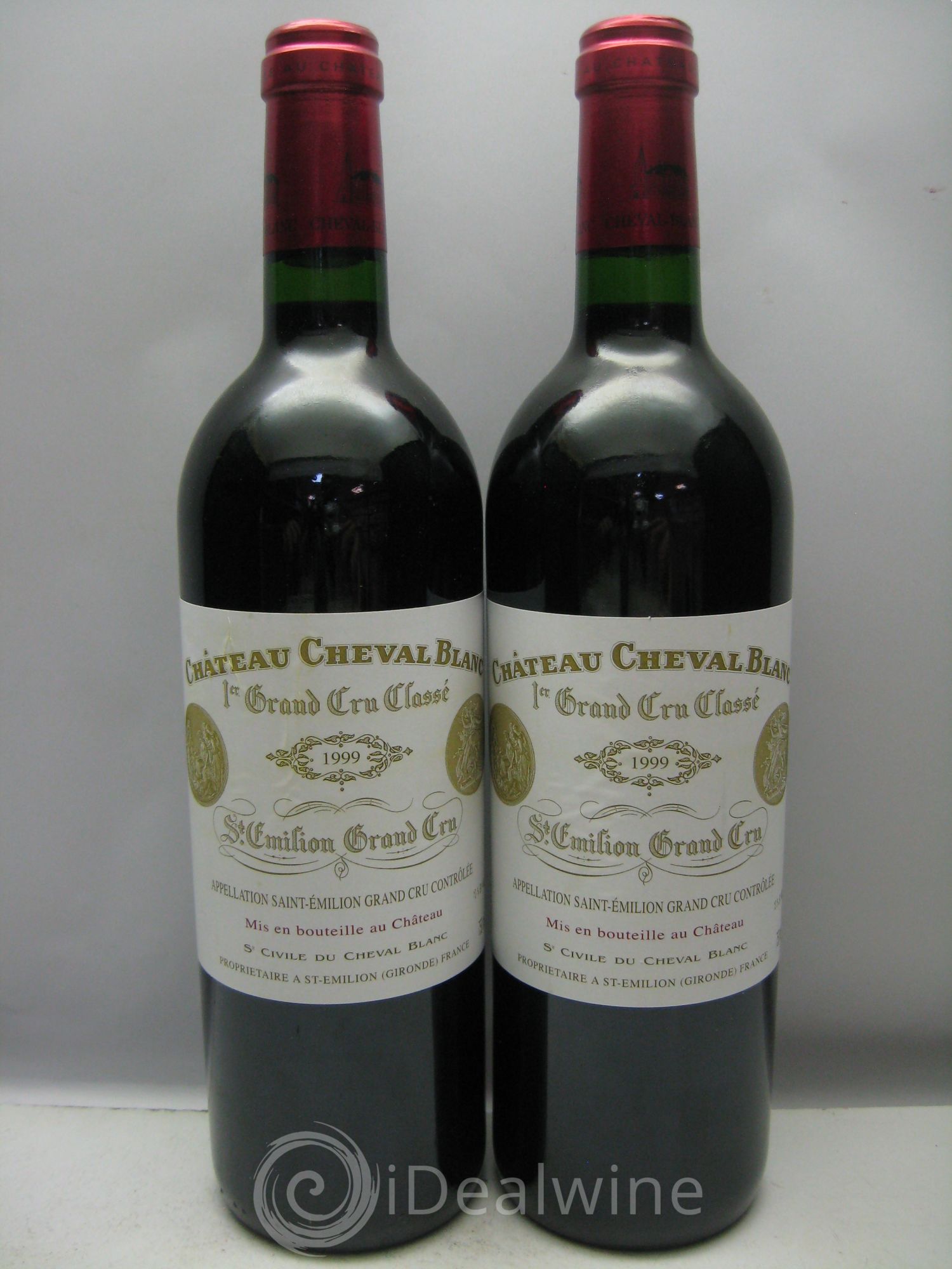 Château Cheval Blanc 1er Grand Cru Classé A 1999 - Lot de 6 bouteilles - 2
