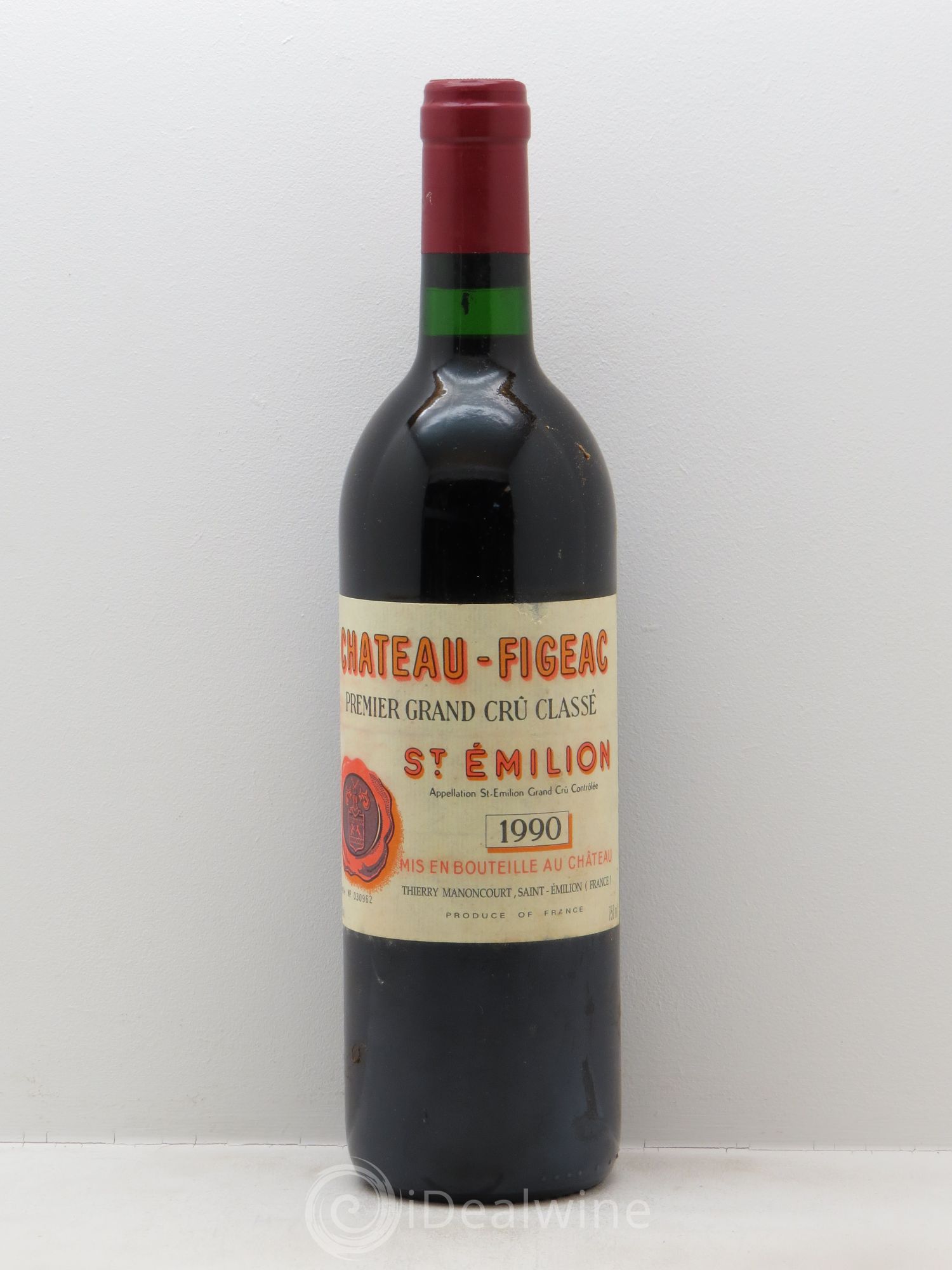 Château Figeac 1er Grand Cru Classé A 1990 - Lot de 6 bouteilles - 0