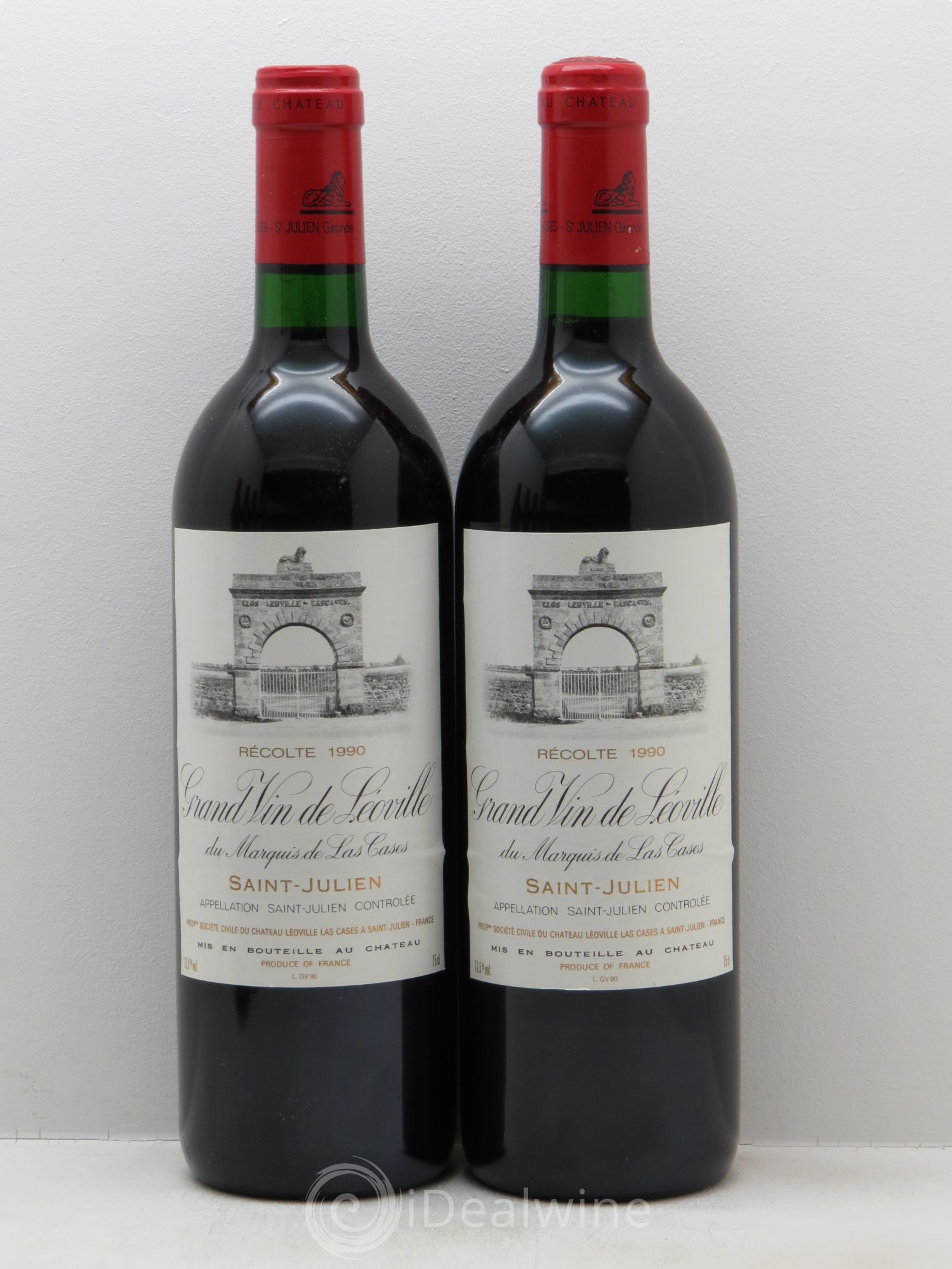 Château Léoville Las Cases 2ème Grand Cru Classé 1990 - Lot de 6 bouteilles - 1