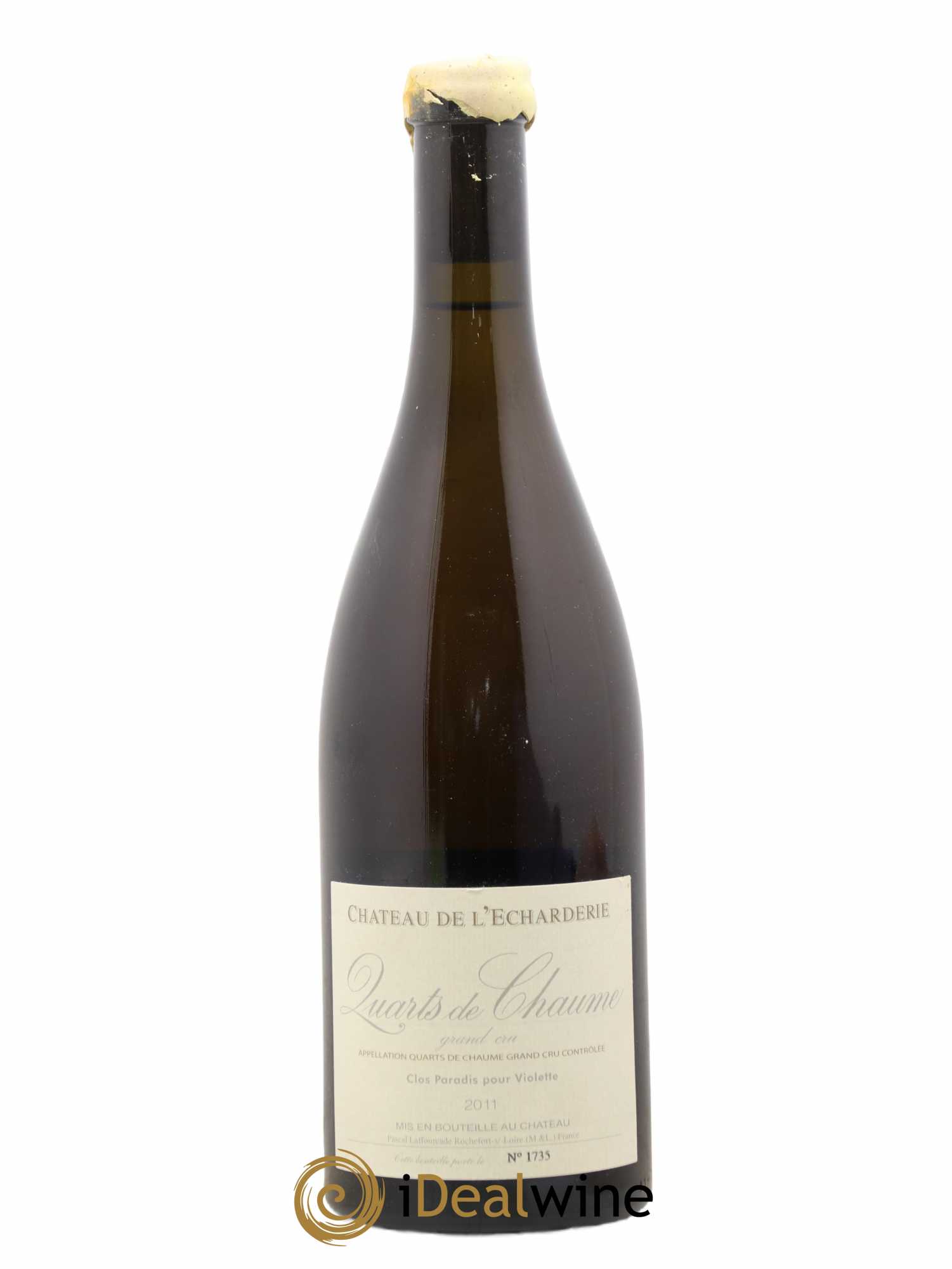 Quarts de Chaume Clos Paradis L'Echarderie 2011 - Posten von 1 Flasche - 0