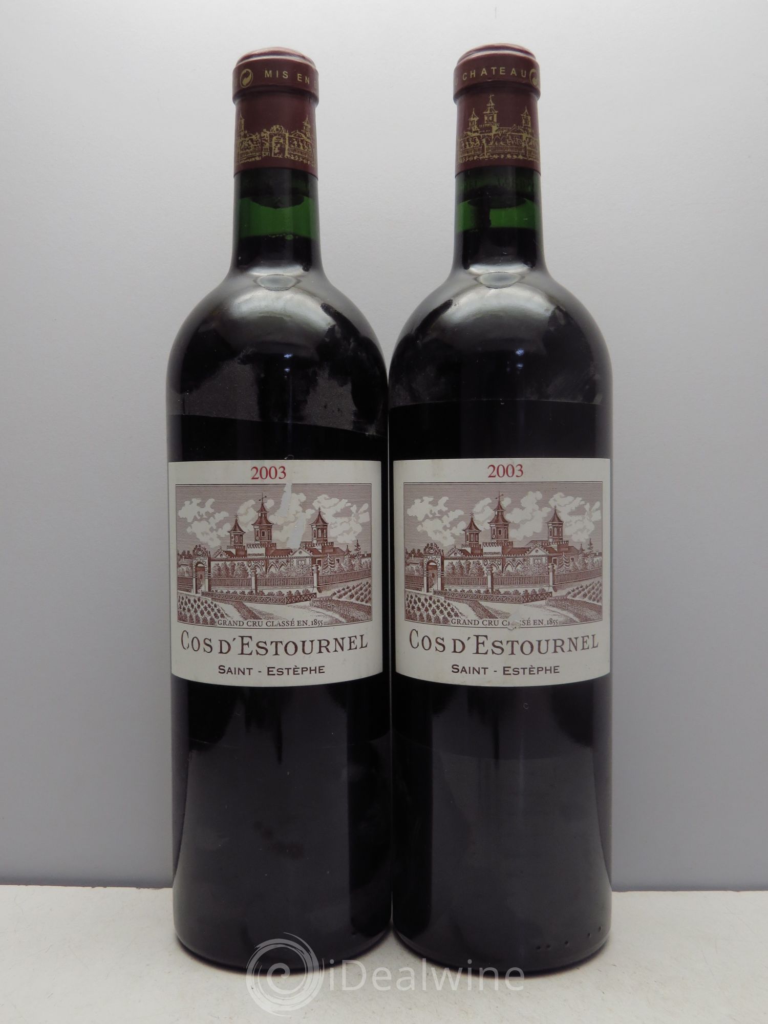 Cos d'Estournel 2ème Grand Cru Classé 2003 - Lot de 2 bouteilles - 0