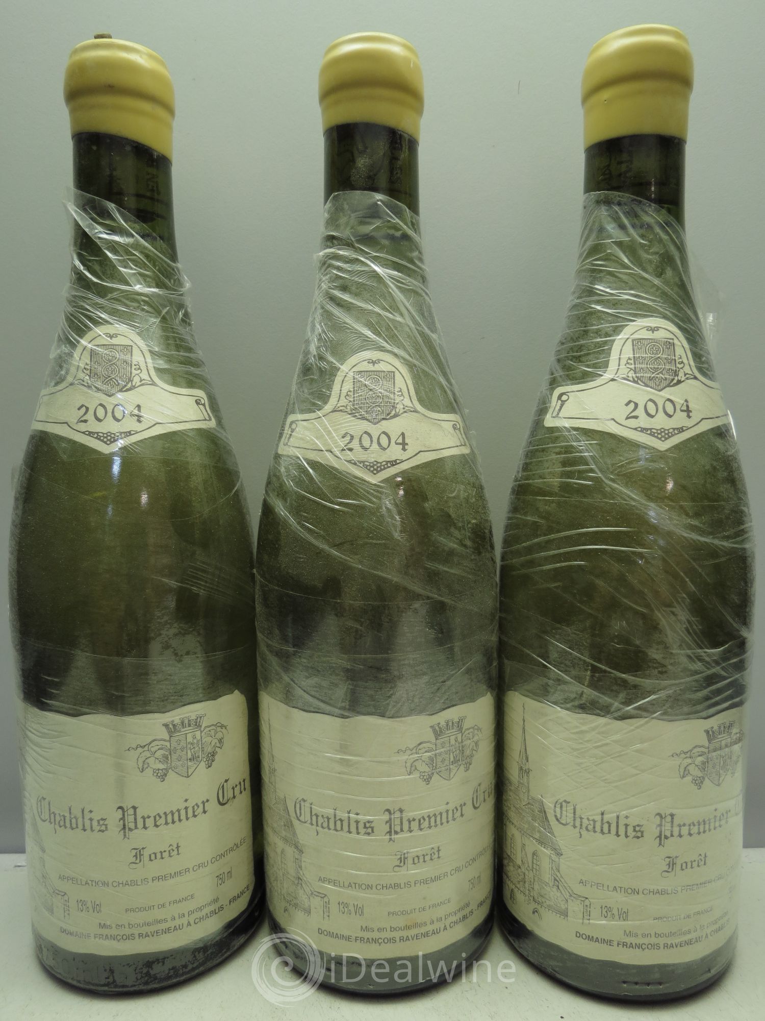 Chablis 1er Cru Forêt Raveneau (Domaine) 2004 - Lot de 3 bouteilles - 0