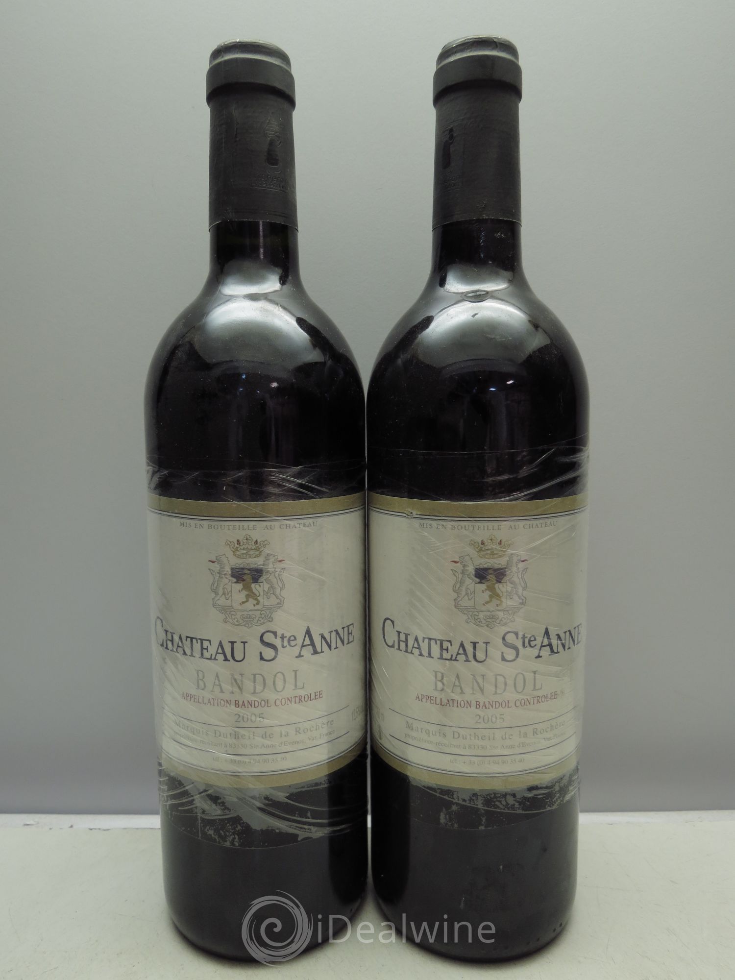 Bandol Ch.Sainte Anne F.Dutheil de la Rochère 2005 - Lot de 2 bouteilles - 0