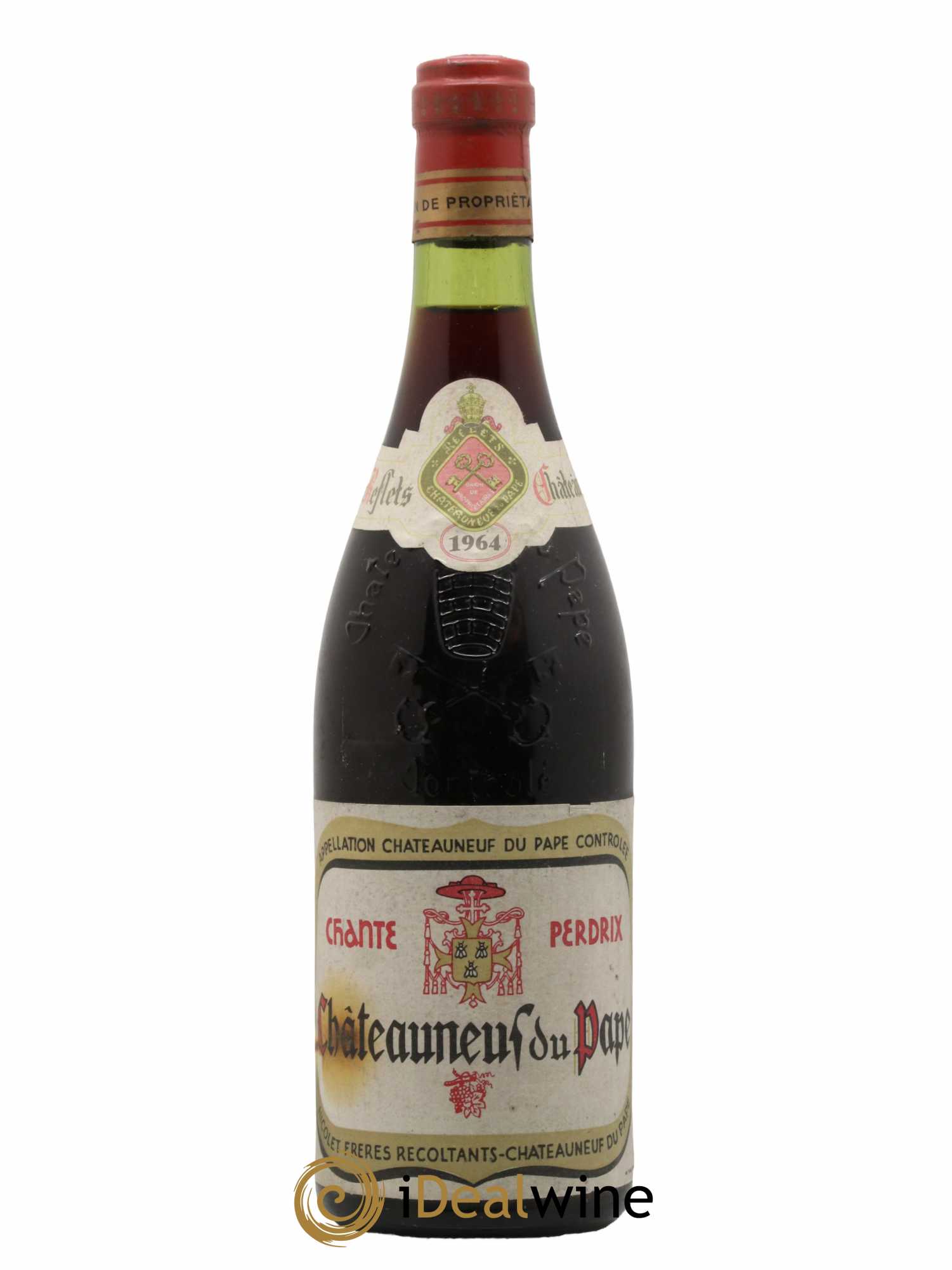 Châteauneuf-du-Pape Chante Perdrix Guy Nicolet 1964 - Lot de 1 bouteille - 0