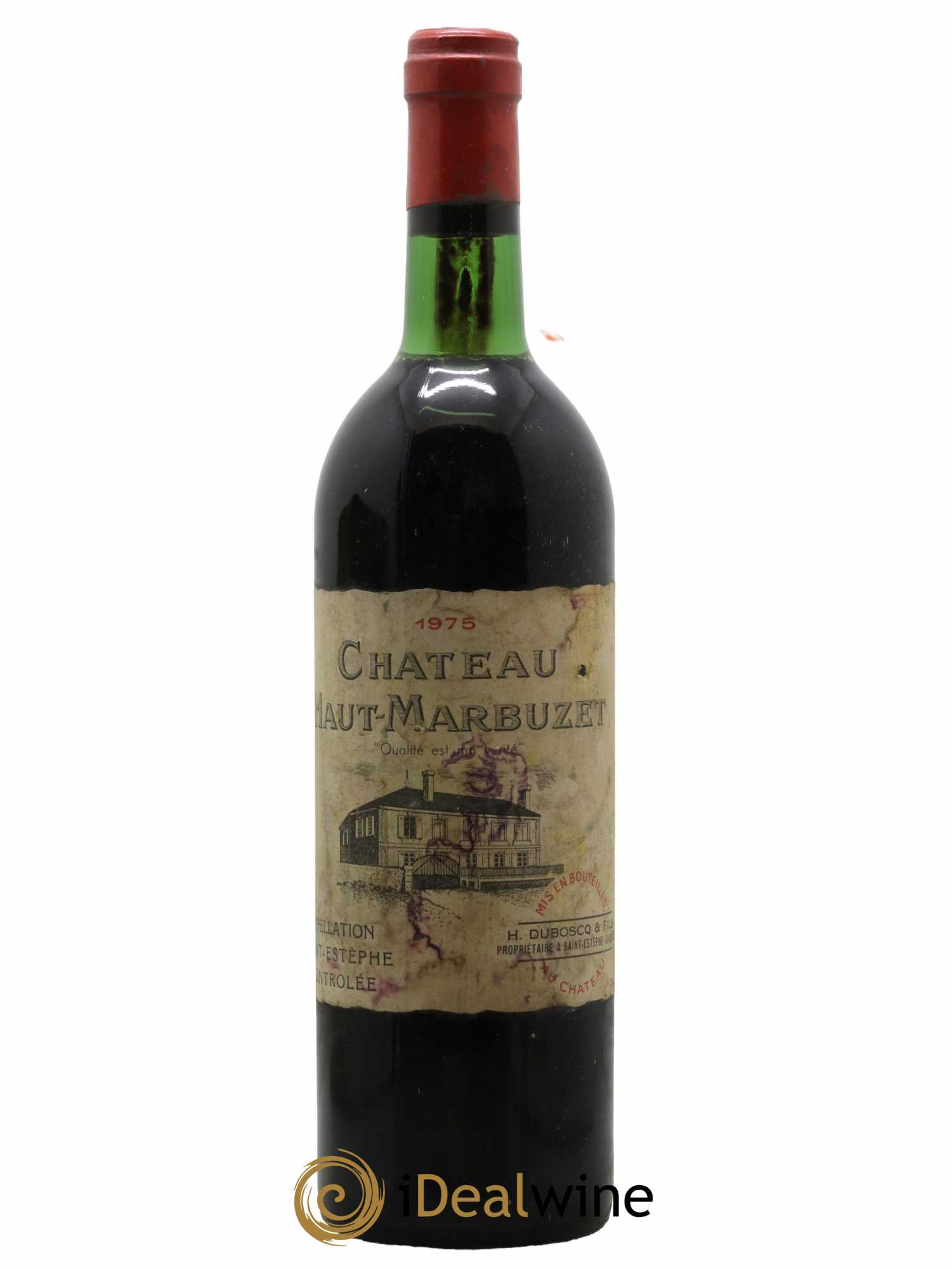 Château Haut Marbuzet 1975 - Lot de 1 bouteille - 0