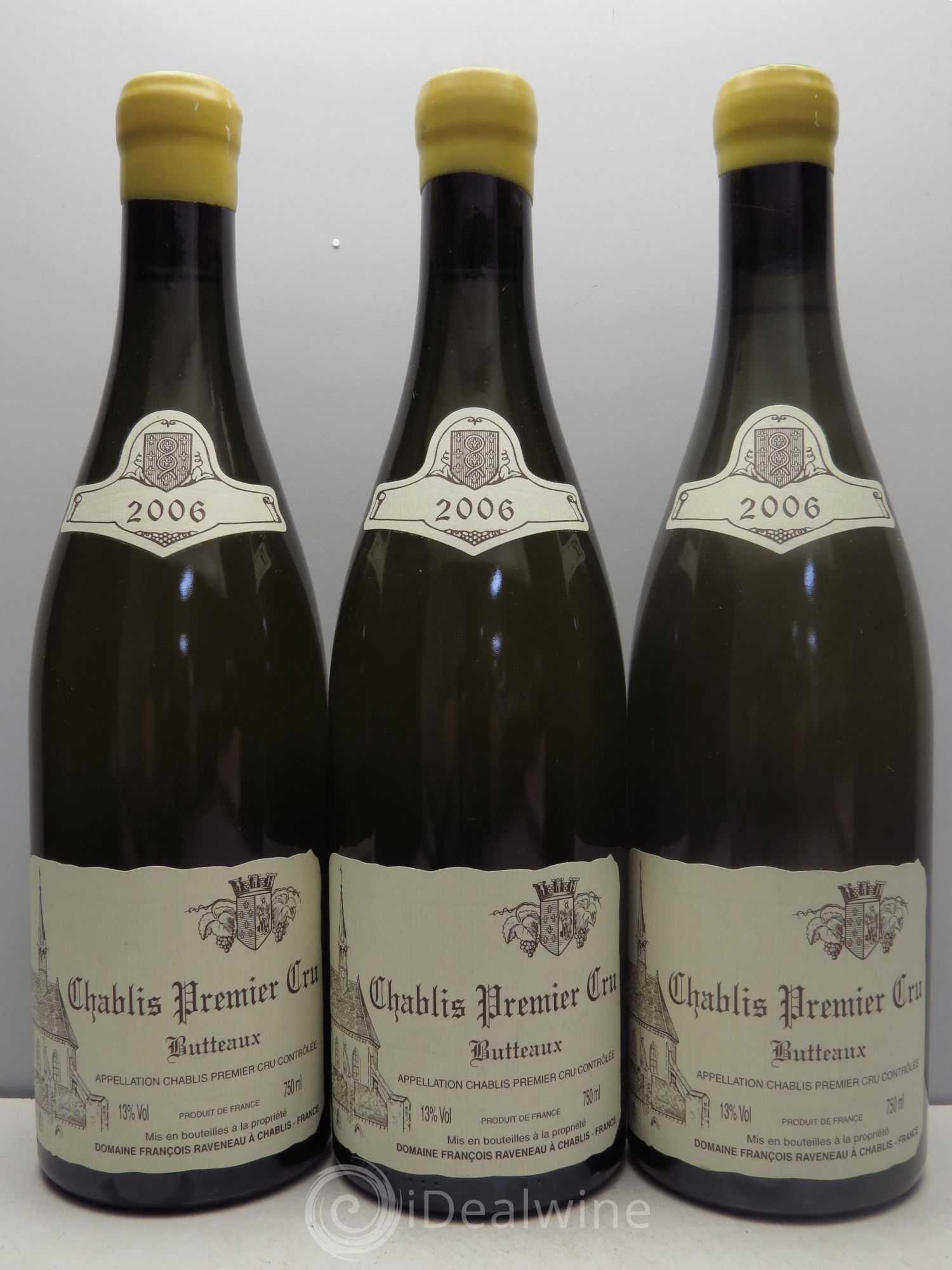 Chablis 1er Cru Butteaux Raveneau (Domaine) 2006 - Posten von 3 Flaschen - 0