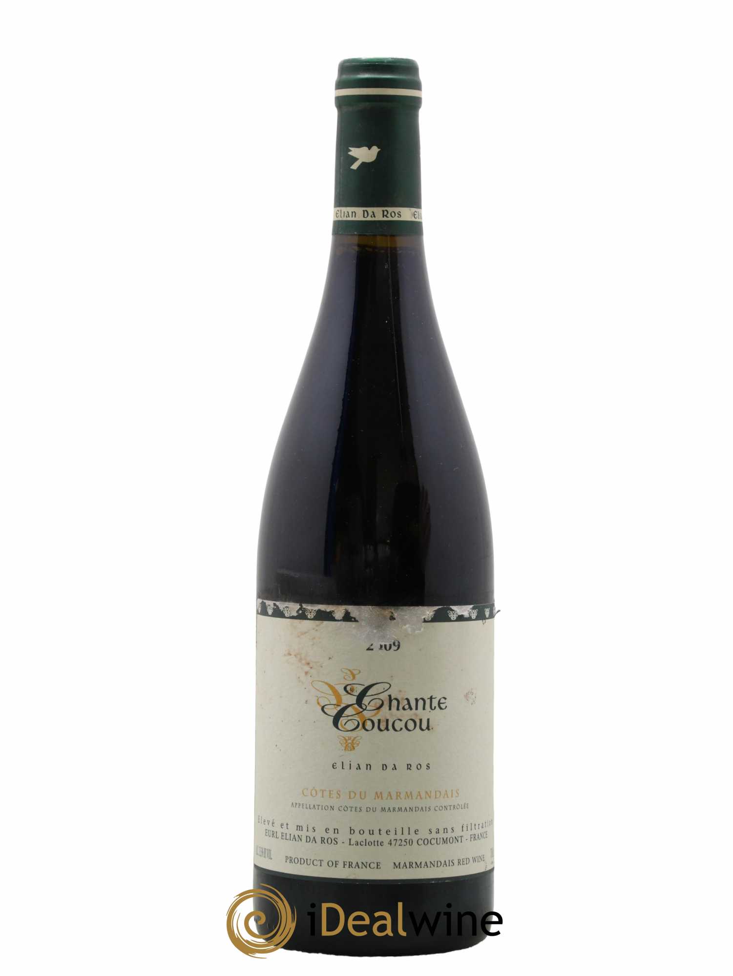 Côtes du Marmandais Chante Coucou Elian Da Ros (Domaine) 2009 - Lot de 1 bouteille - 0