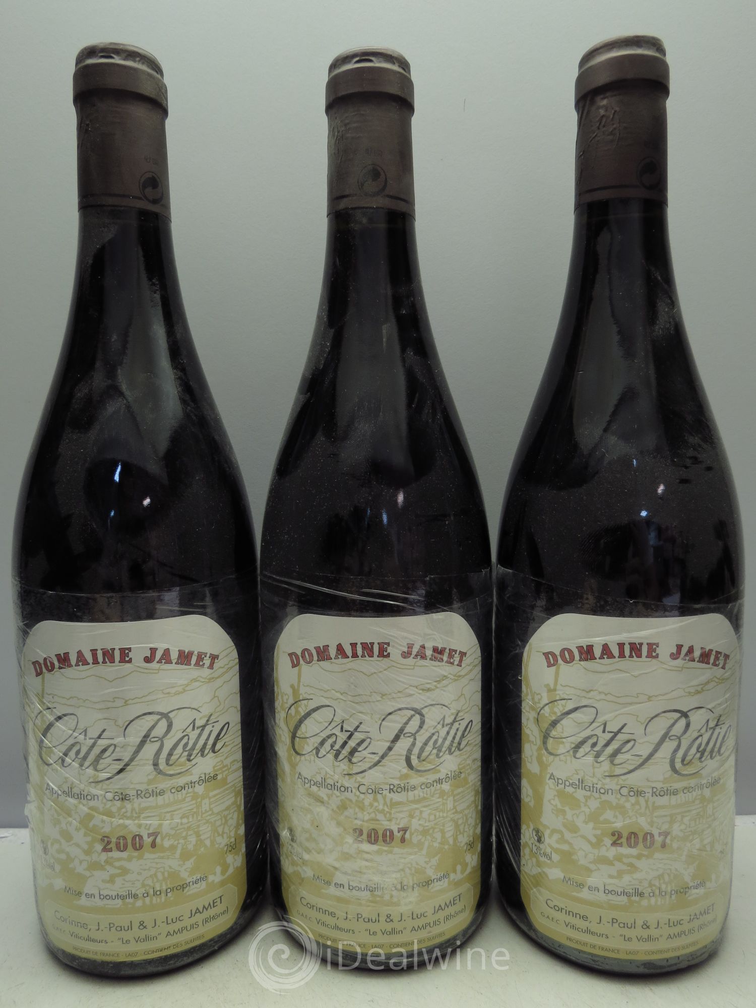 Côte-Rôtie Jamet (Domaine) 2007 - Lot de 3 bouteilles - 0