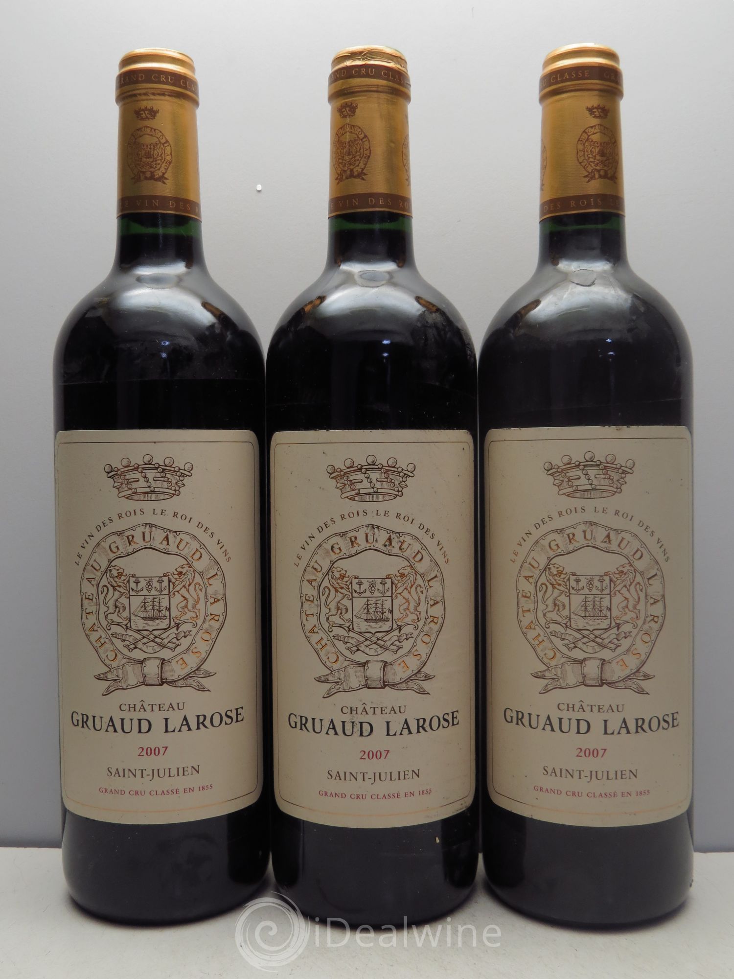 Château Gruaud Larose 2ème Grand Cru Classé 2007 - Lot de 3 bouteilles - 0