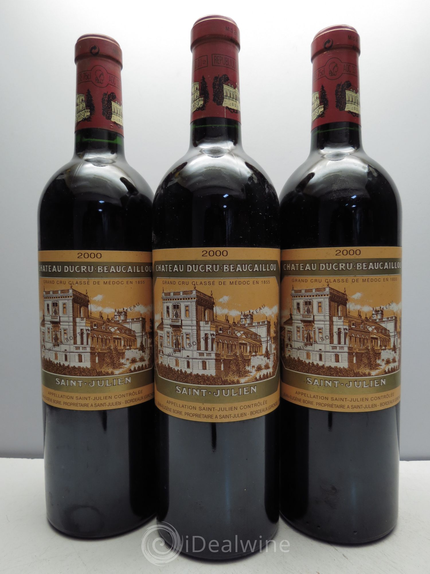Château Ducru Beaucaillou 2ème Grand Cru Classé 2000 - Lot de 3 bouteilles - 0
