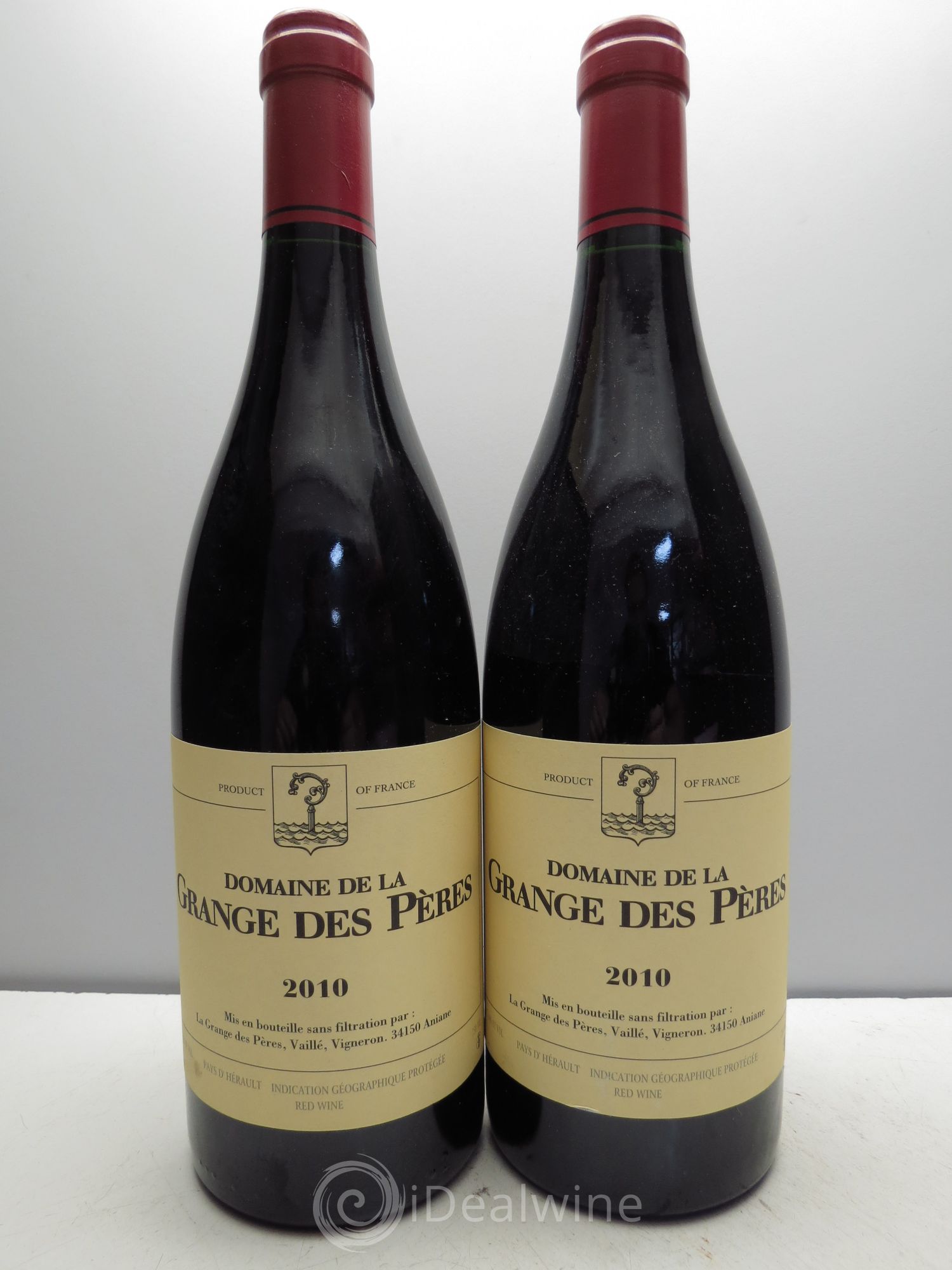 Pays d'Hérault Grange des Pères Laurent Vaillé 2010 - Lot de 2 bouteilles - 0
