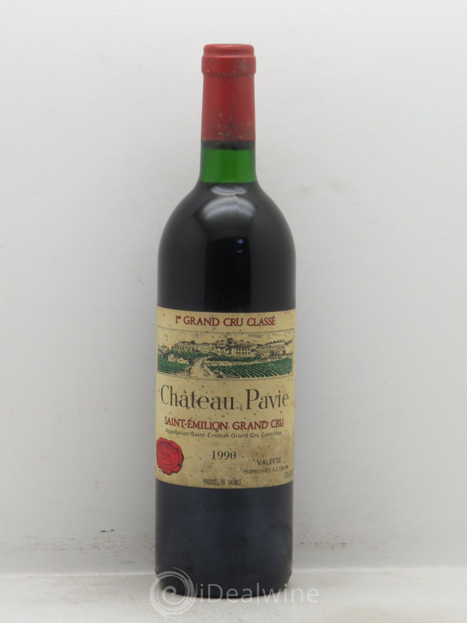 Château Pavie 1er Grand Cru Classé A 1990 - Lot de 1 bouteille - 0
