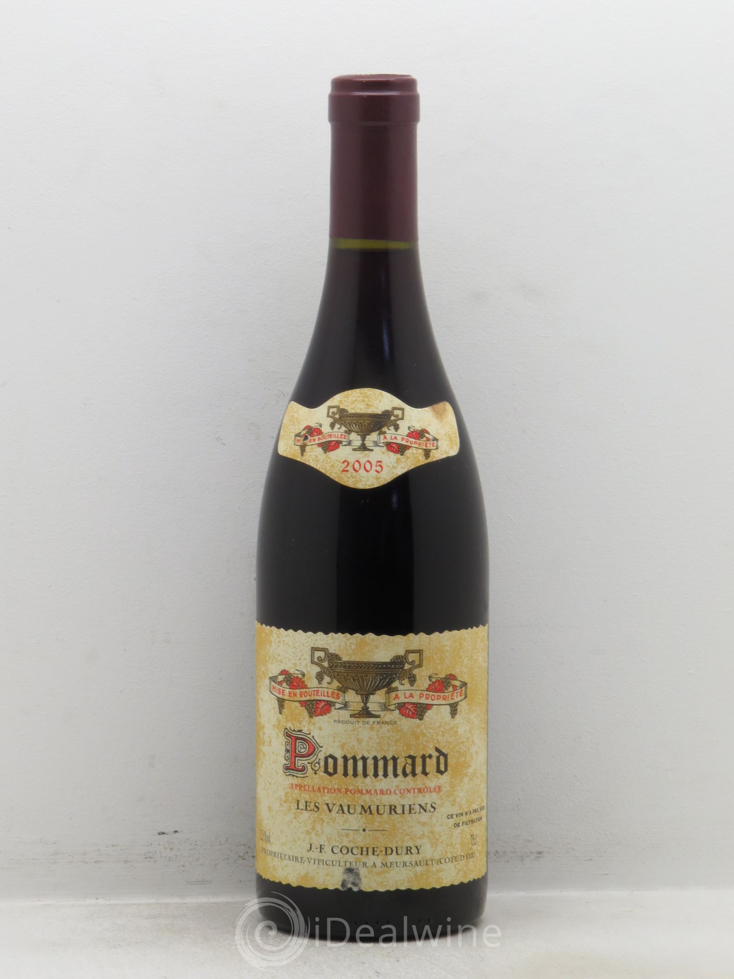 Pommard les Vaumuriens Coche Dury (Domaine) 2005 - Lot de 1 bouteille - 0