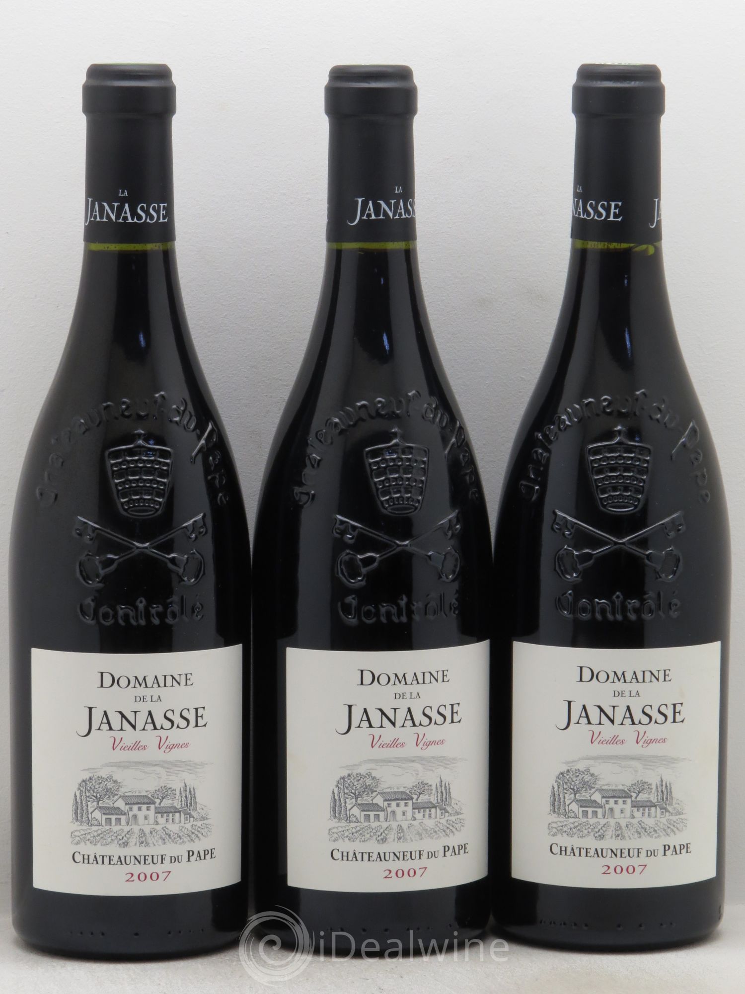 Châteauneuf-du-Pape Cuvée Vieilles Vignes La Janasse (Domaine de) 2007 - Lot de 3 bouteilles - 0