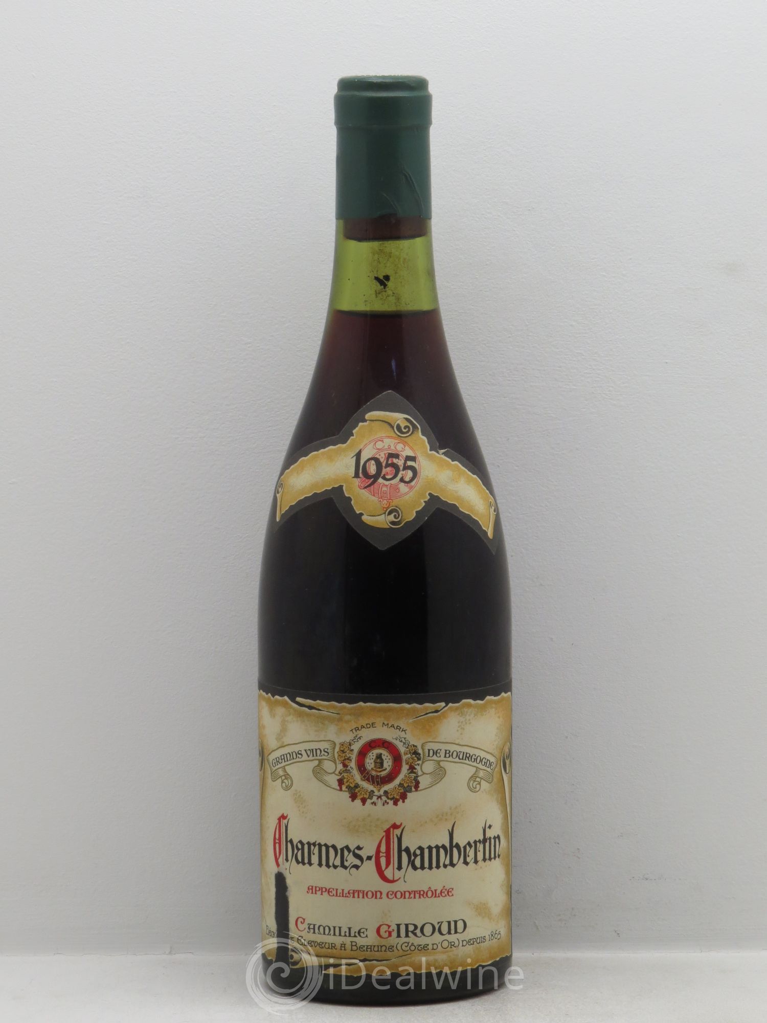 Charmes-Chambertin Grand Cru Camille Giroud 1955 - Lot de 1 bouteille - 0