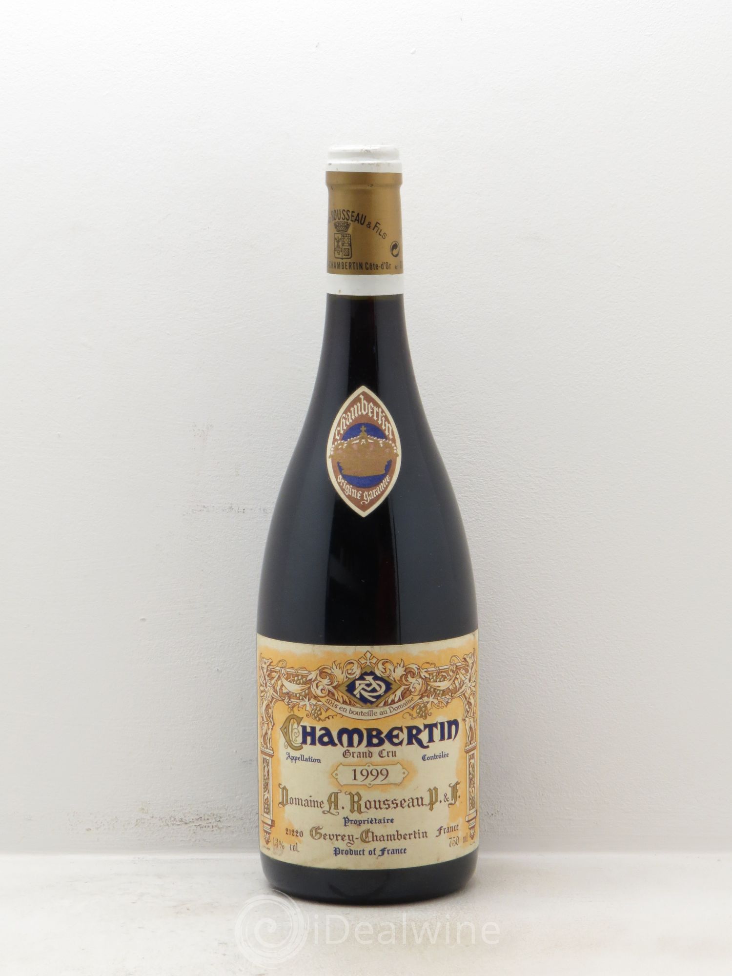 Chambertin Grand Cru Armand Rousseau (Domaine) 1999 - Lot de 1 bouteille - 0