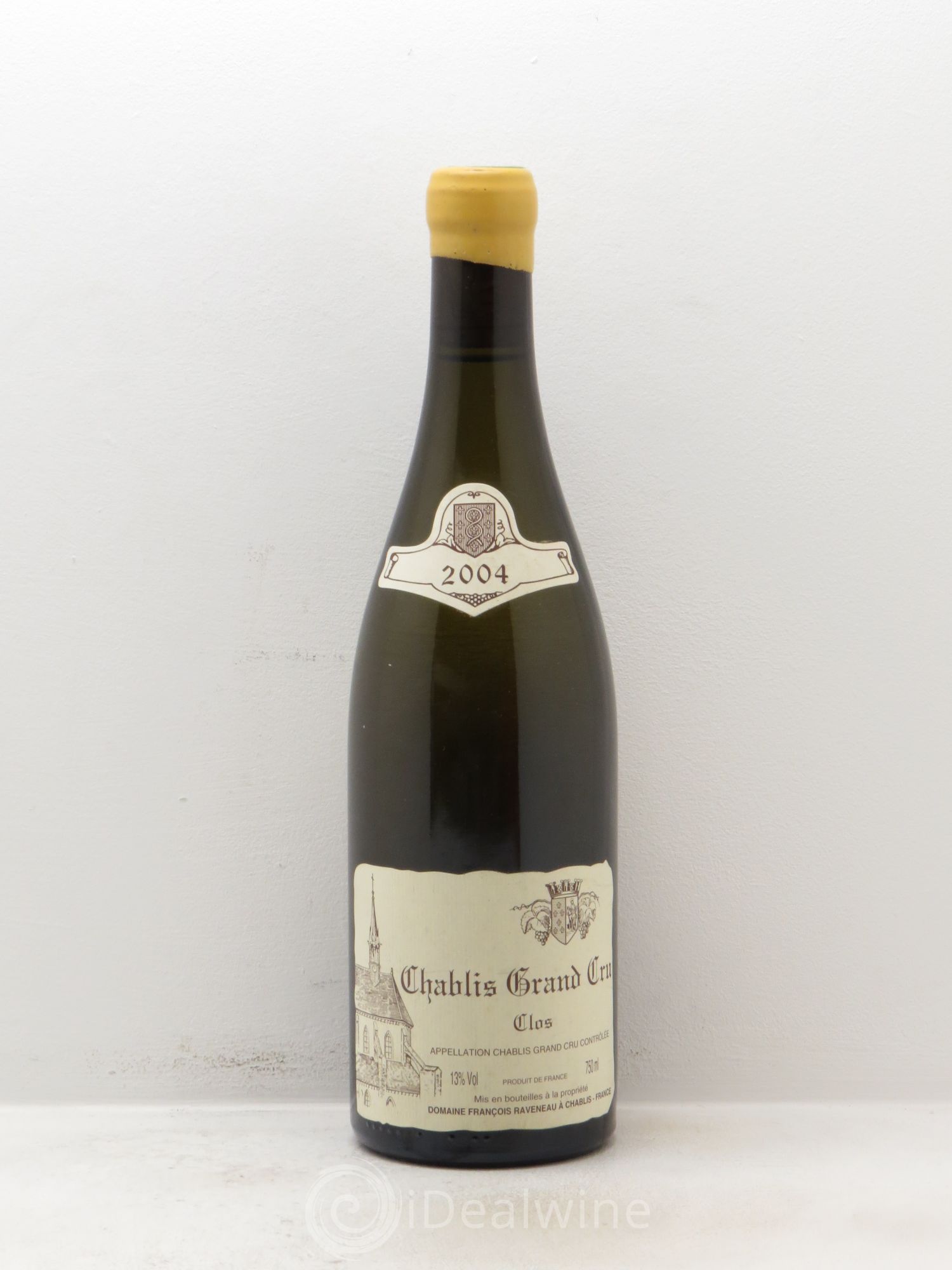 Chablis Grand Cru Clos Raveneau (Domaine) 2004 - Lot de 1 bouteille - 0