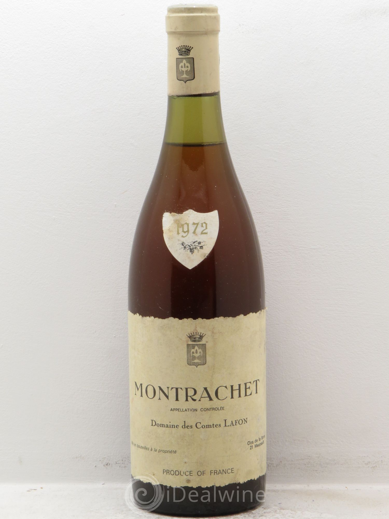 Montrachet Grand Cru Comtes Lafon (Domaine des) 1972 - Lot de 1 bouteille - 0