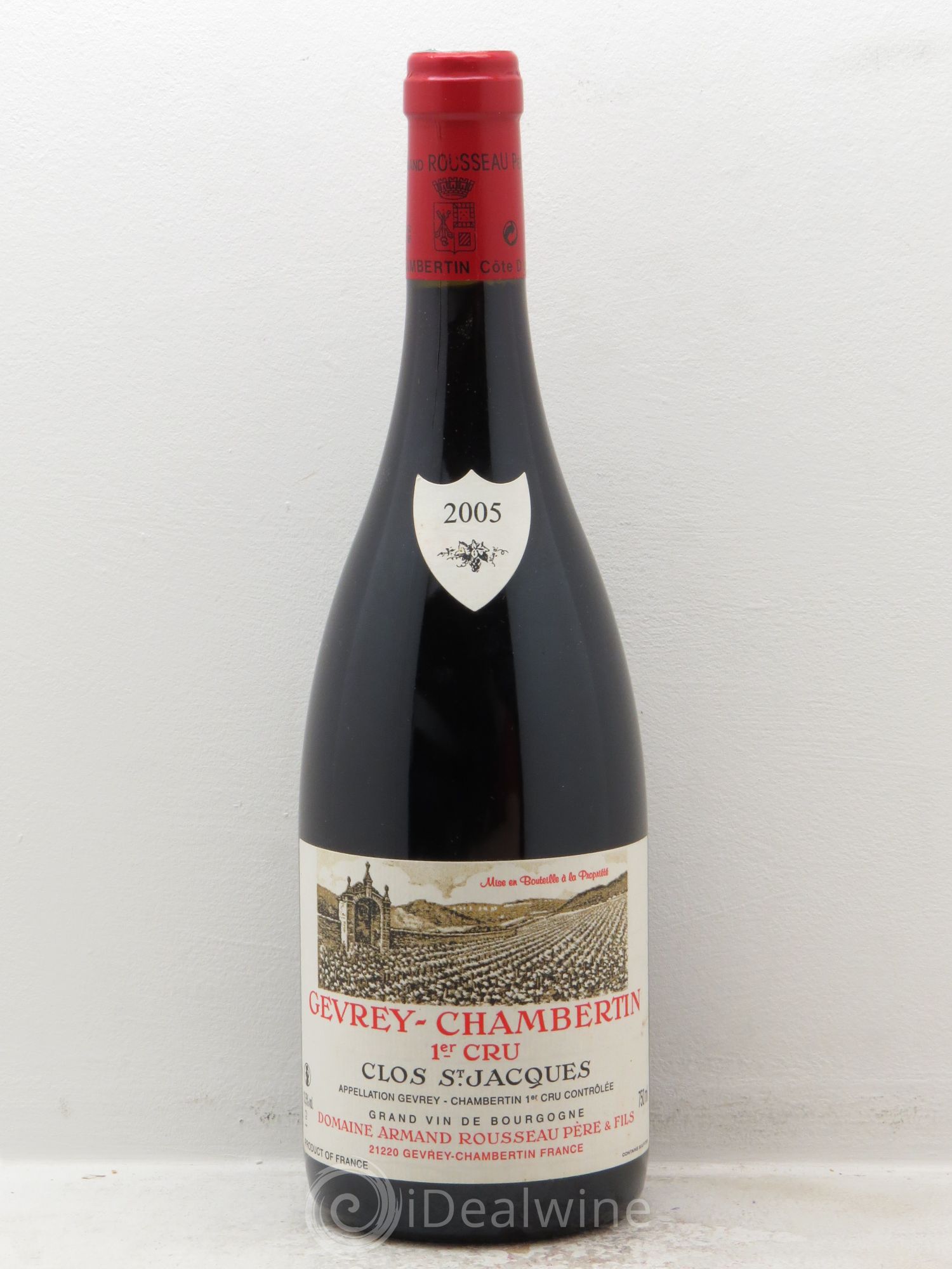 Gevrey-Chambertin 1er Cru Clos Saint-Jacques Armand Rousseau (Domaine) 2005 - Lot de 1 bouteille - 0