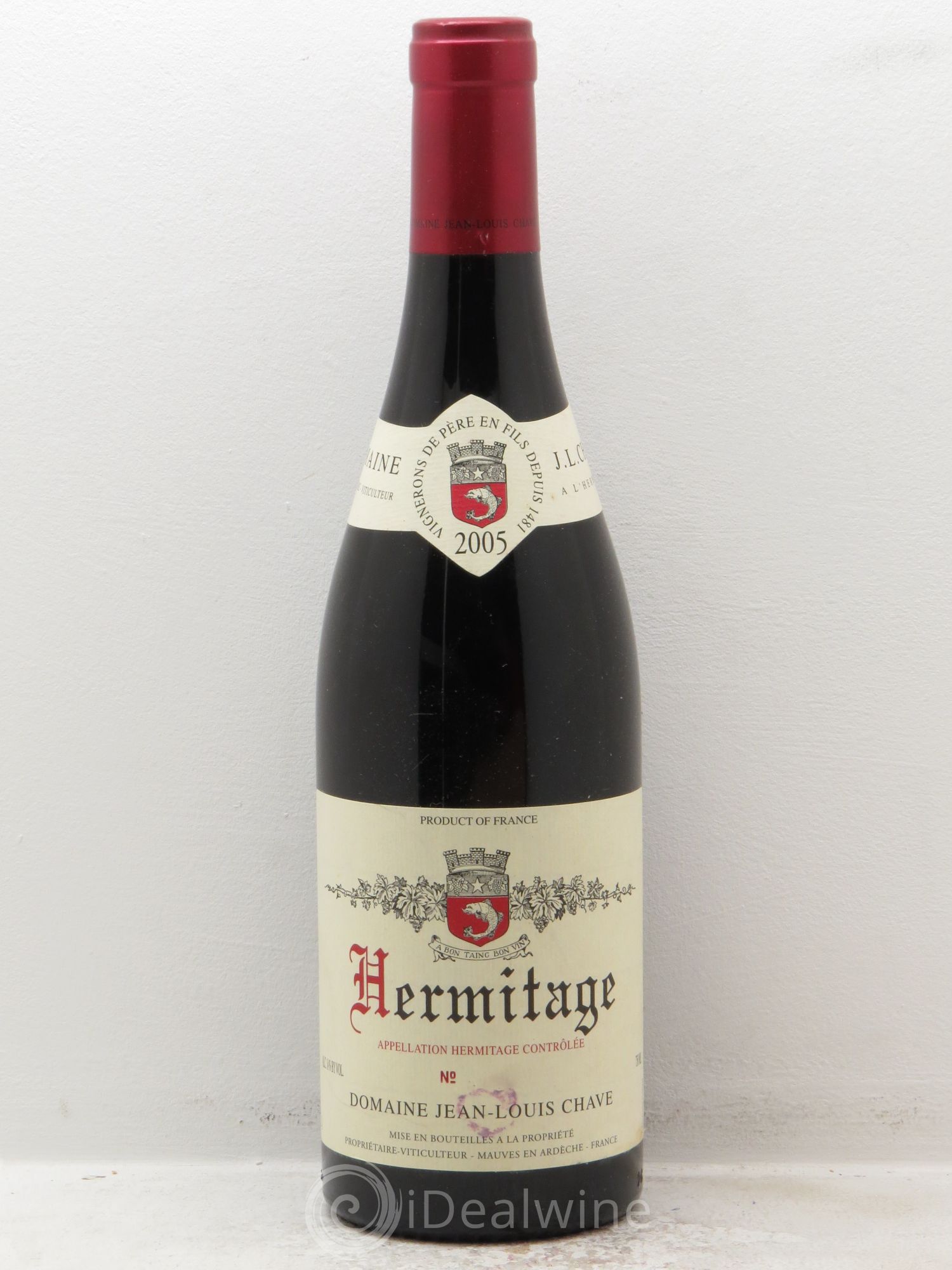 Hermitage Jean-Louis Chave 2005 - Lot de 1 bouteille - 0