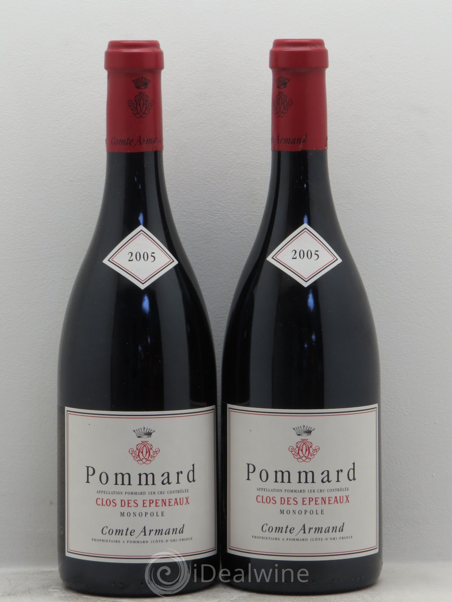 Pommard 1er Cru Clos des Epeneaux Comte Armand 2005 - Lot de 2 bouteilles - 0