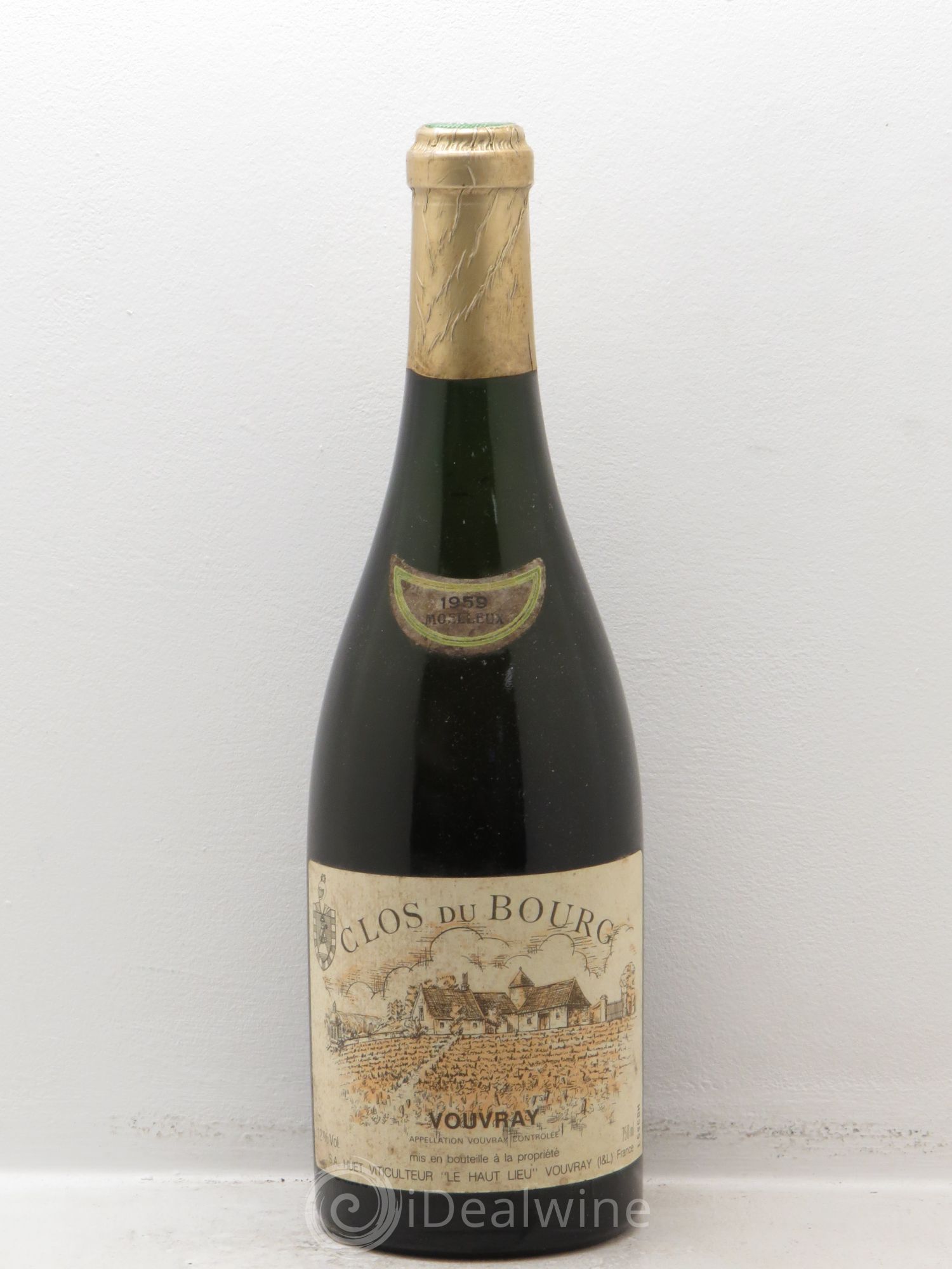 Vouvray Clos du Bourg Moelleux Domaine Huet 1959 - Lotto di 1 bottiglia - 0