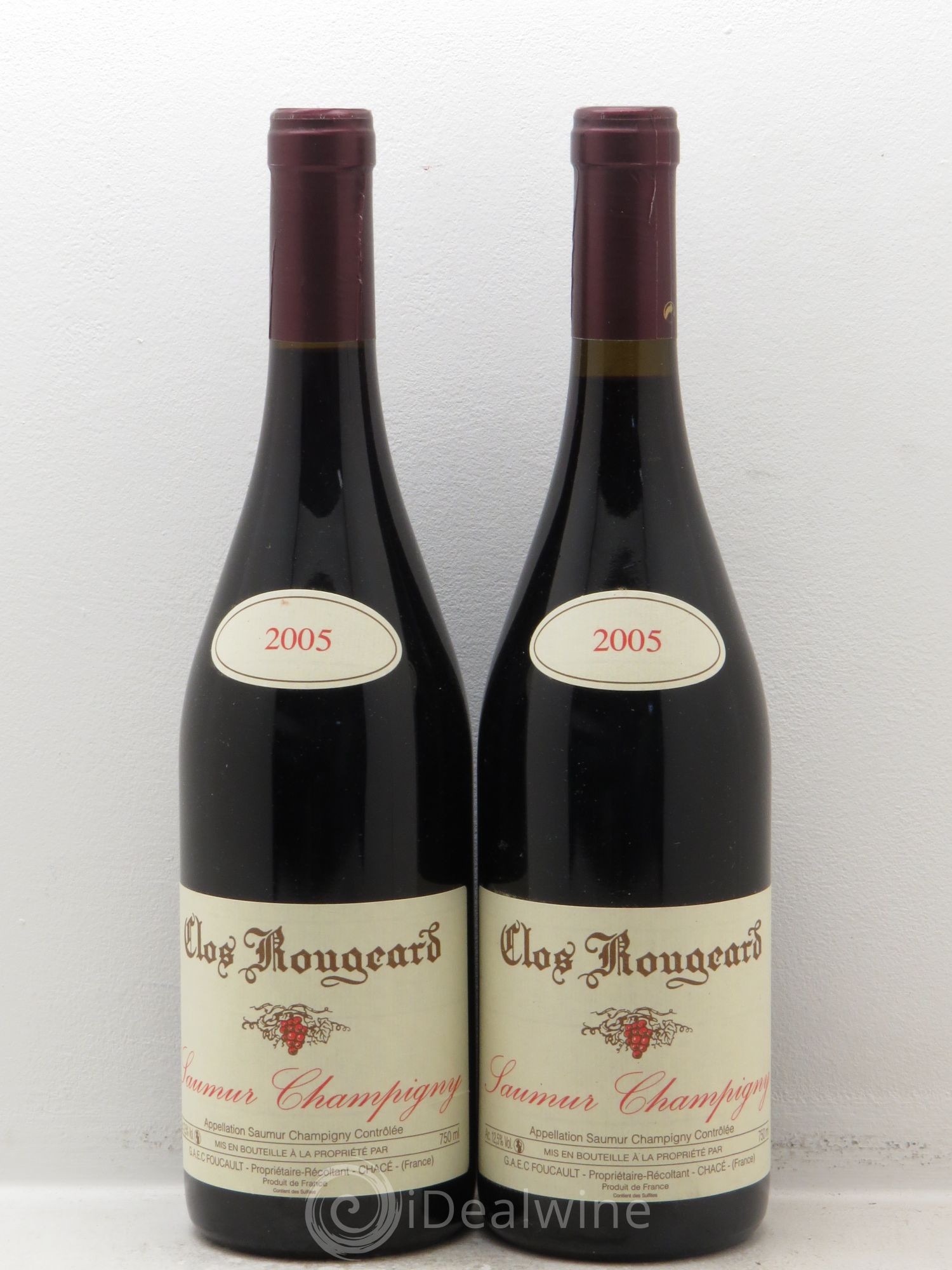 Saumur-Champigny Clos Rougeard 2005 - Lot de 2 bouteilles - 0