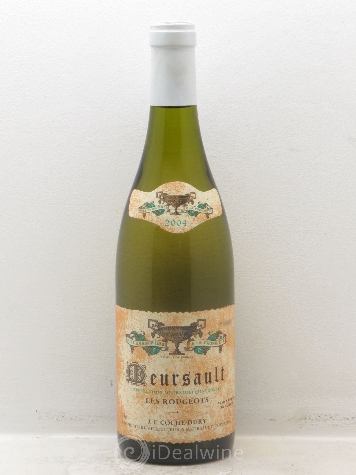 Meursault Les Rougeots Coche Dury (Domaine) 2004 - Lot de 1 bouteille - 0