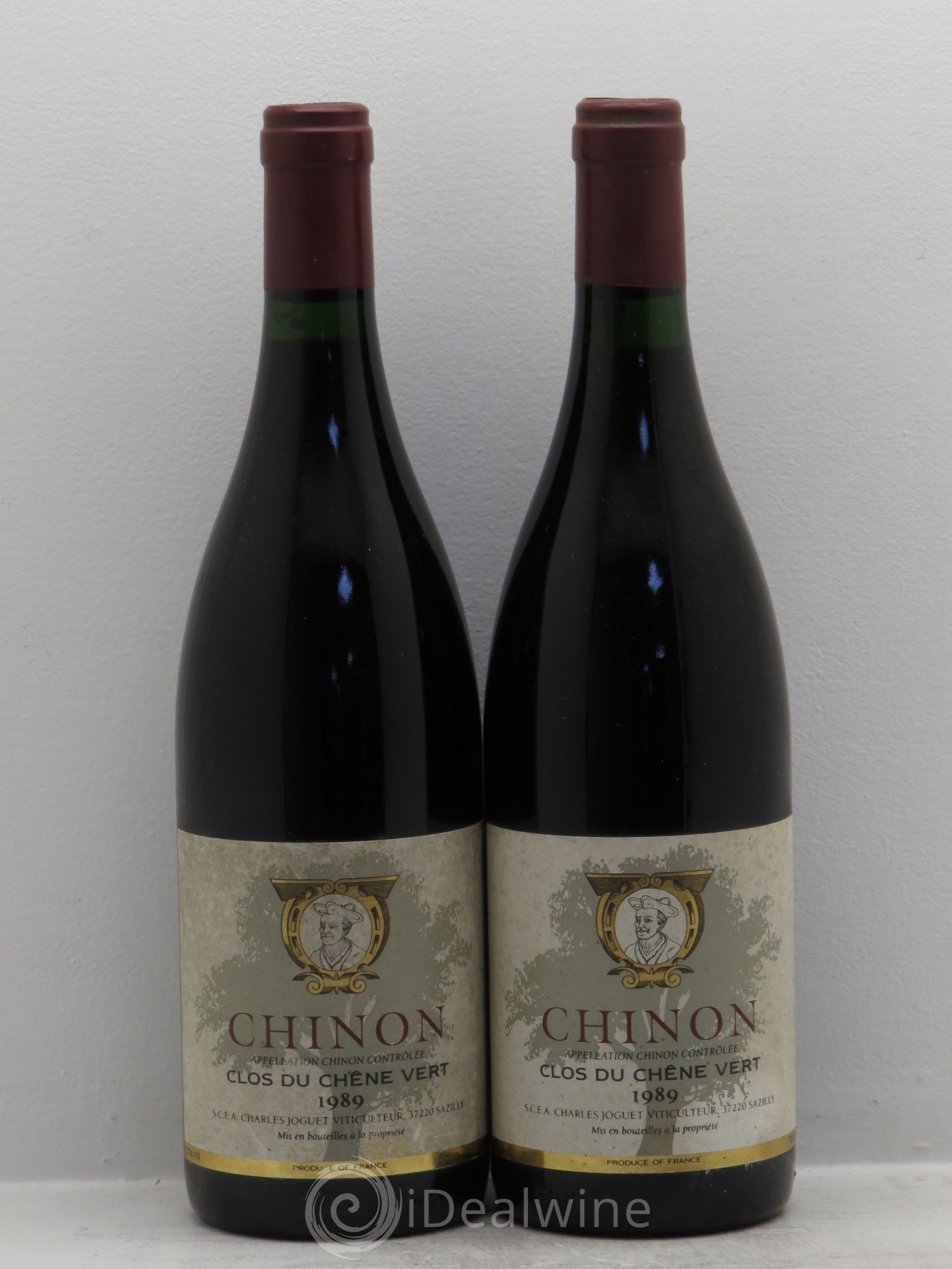 Chinon Clos du Chêne Vert Charles Joguet 1989 - Lot de 2 bouteilles - 0