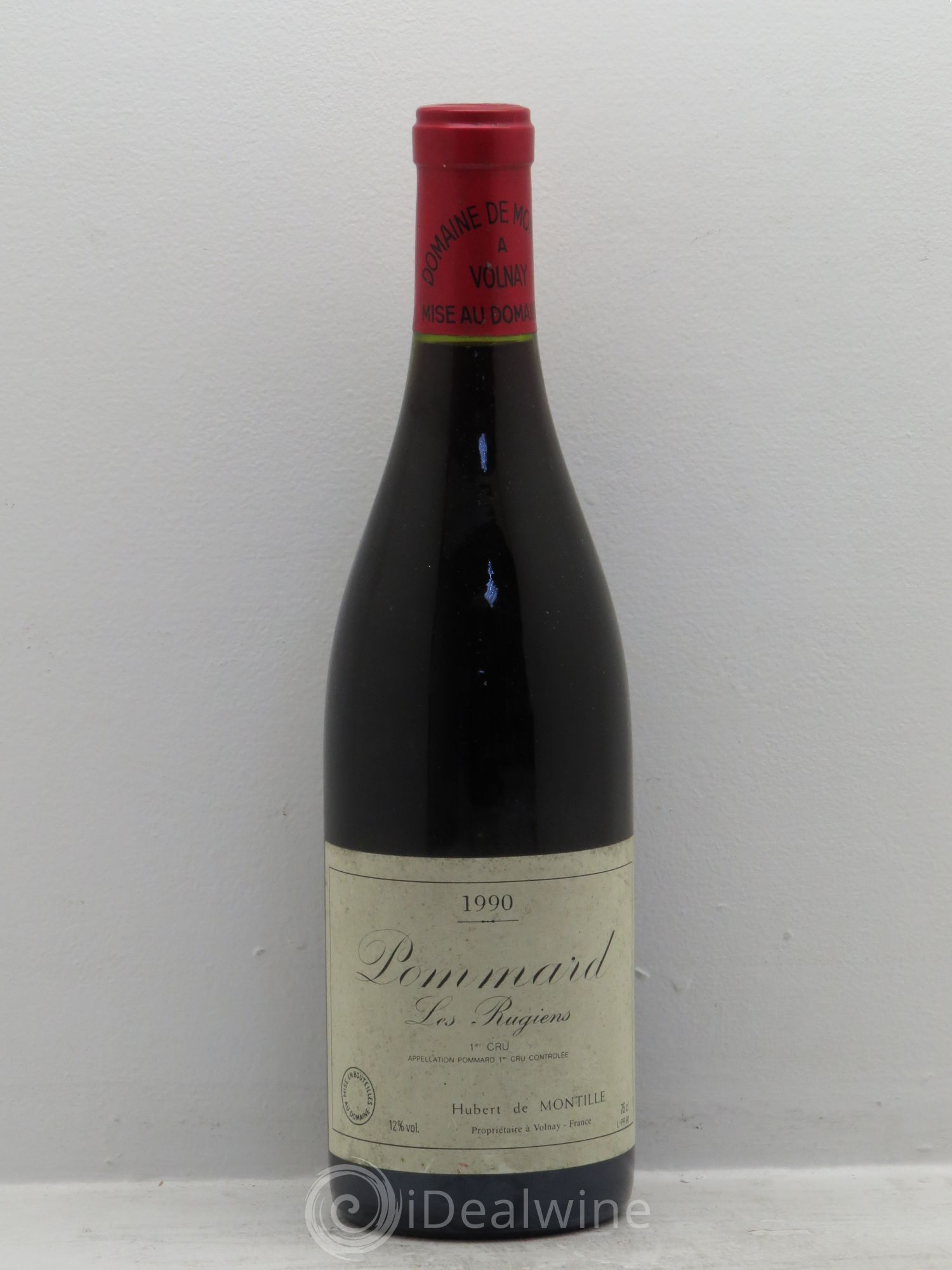 Pommard 1er Cru Les Rugiens-bas De Montille (Domaine) 1990 - Lot de 1 bouteille - 0