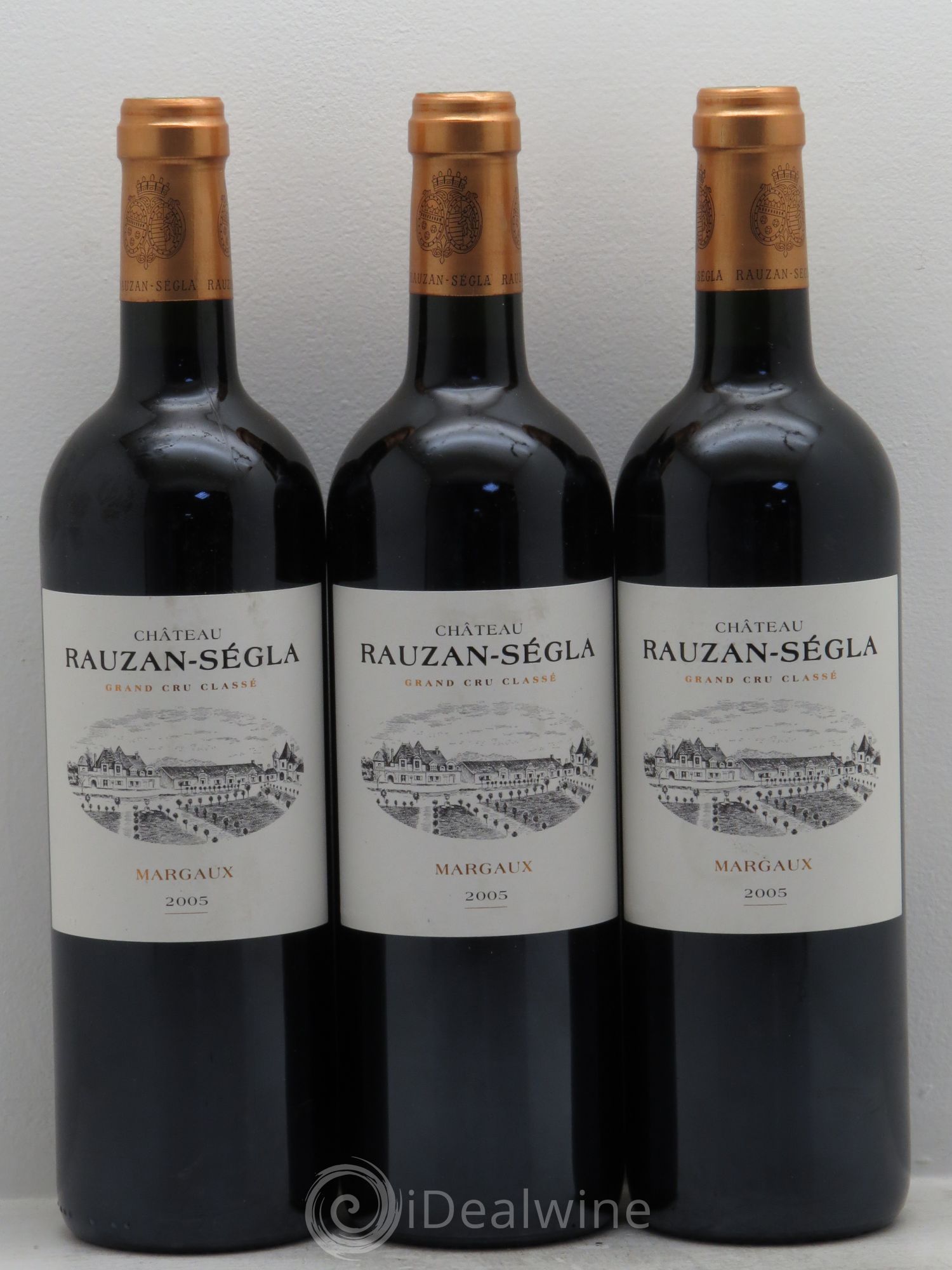 Château Rauzan Ségla Grand Cru Classé 2005 - Lot de 3 bouteilles - 0