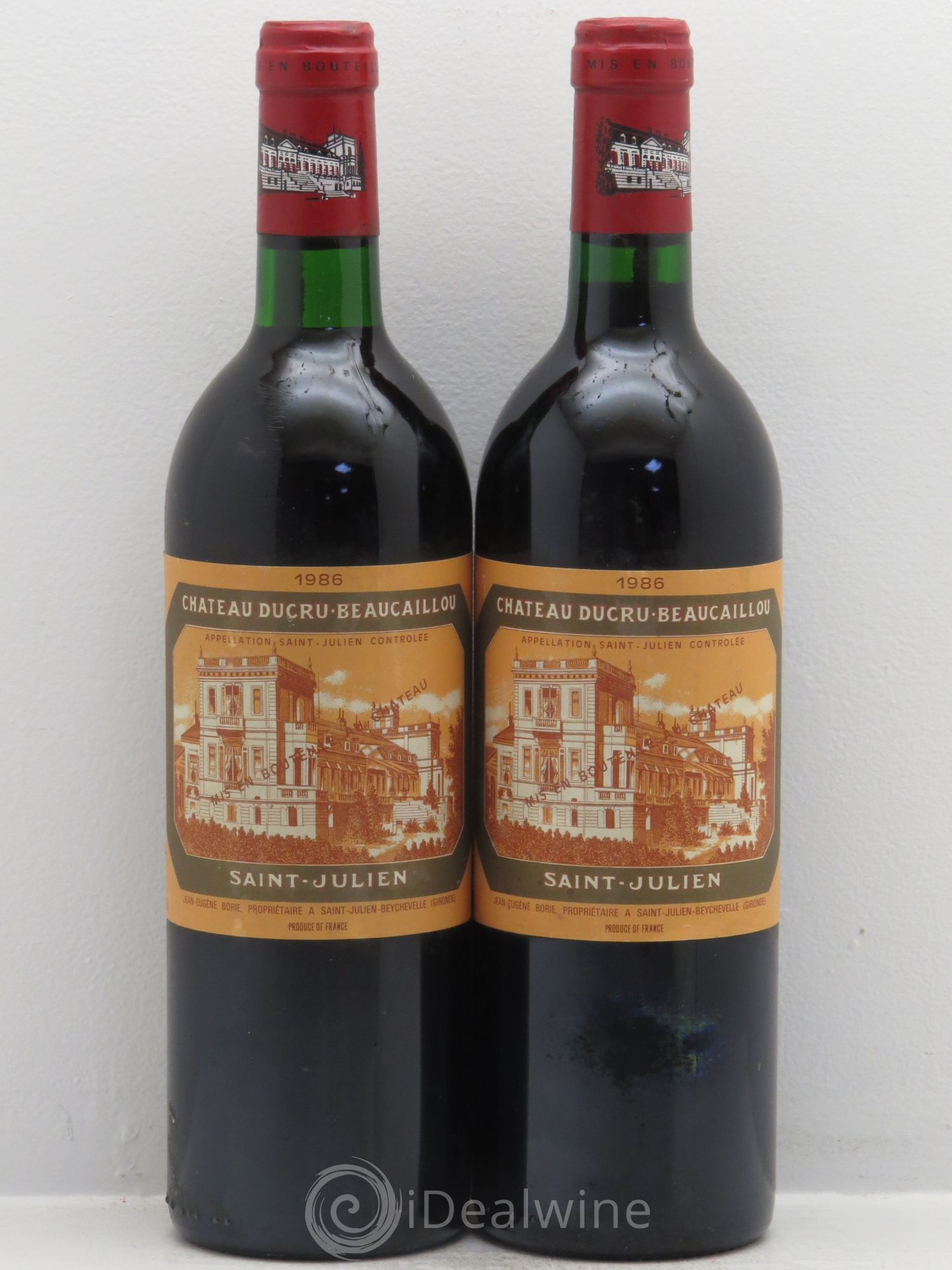 Château Ducru Beaucaillou 2ème Grand Cru Classé 1986 - Lot de 2 bouteilles - 0