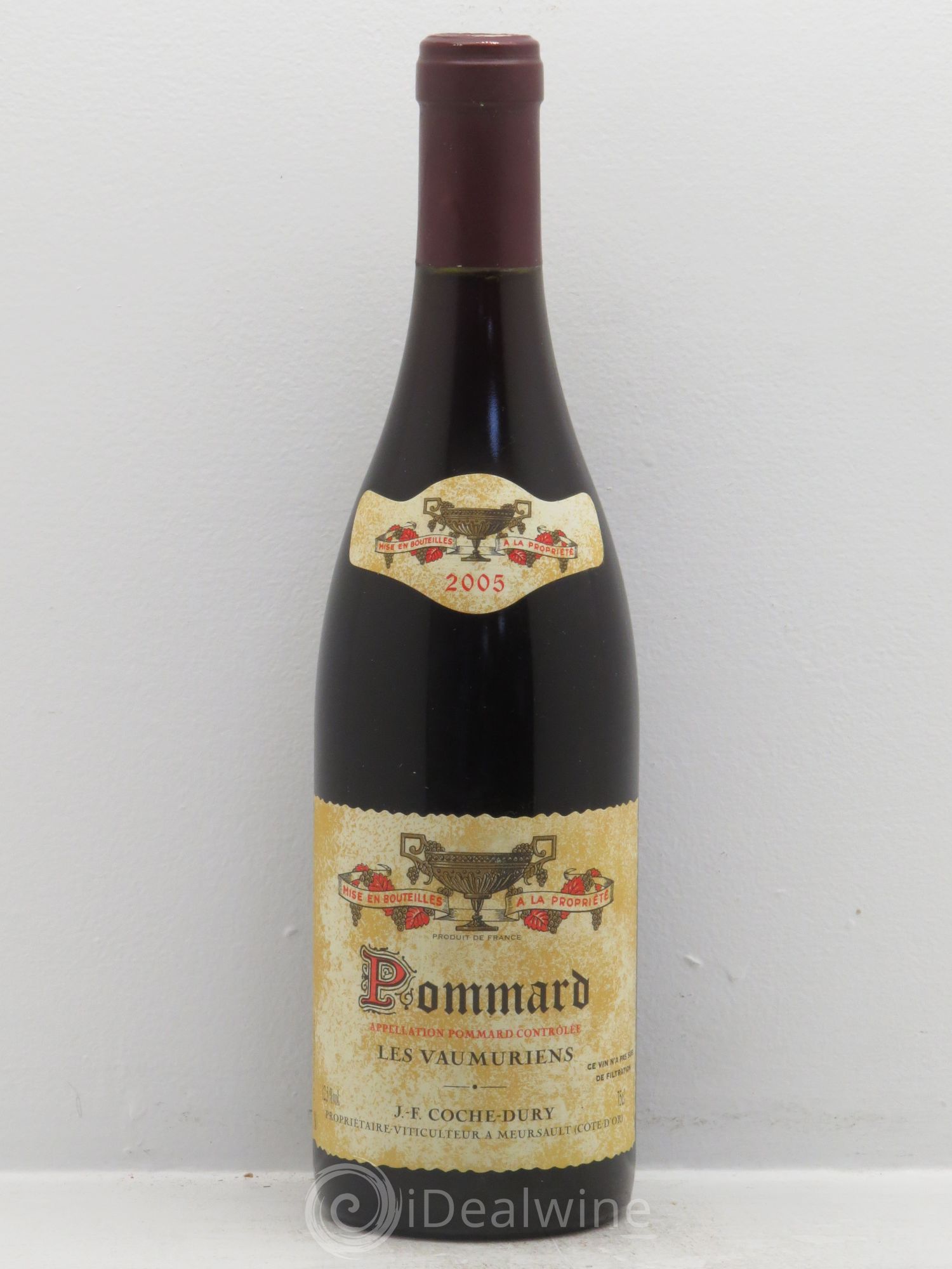 Pommard les Vaumuriens Coche Dury (Domaine) 2005 - Lot de 1 bouteille - 0