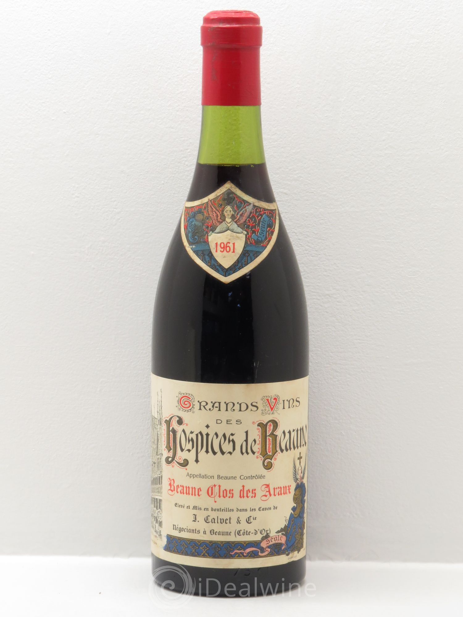 Beaune Clos des Avaux J. Calvet 1961 - Posten von 1 Flasche - 0