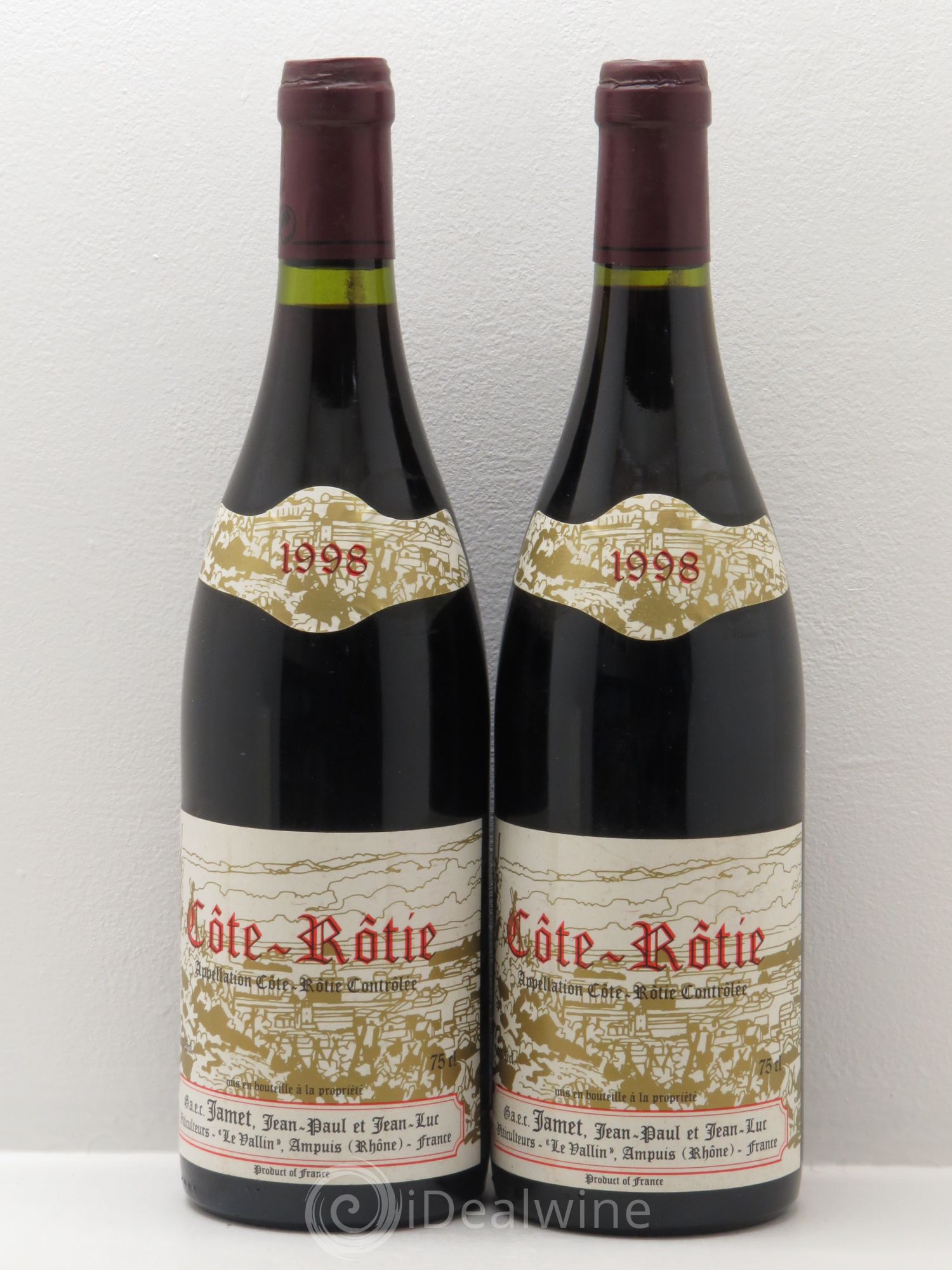 Côte-Rôtie Jamet (Domaine) 1998 - Lot de 2 bouteilles - 0
