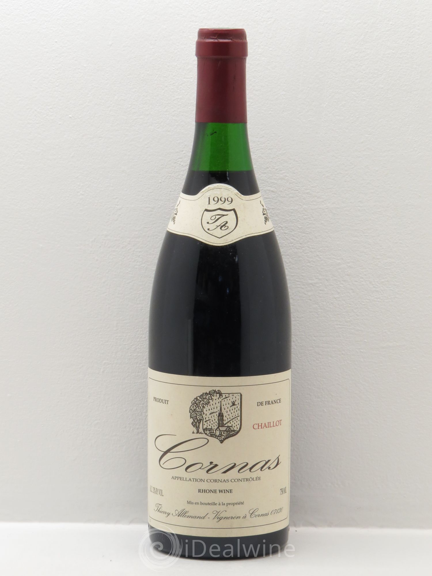 Cornas Chaillot Thierry Allemand 1999 - Lot de 1 bouteille - 0