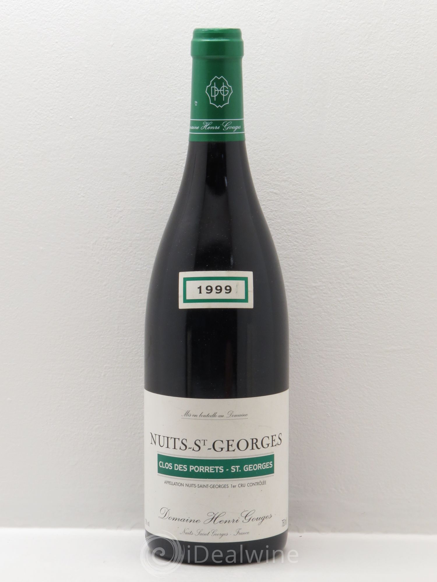 Nuits-Saint-Georges 1er Cru Clos des Porrets St Georges Henri Gouges 1999 - Posten von 1 Flasche - 0