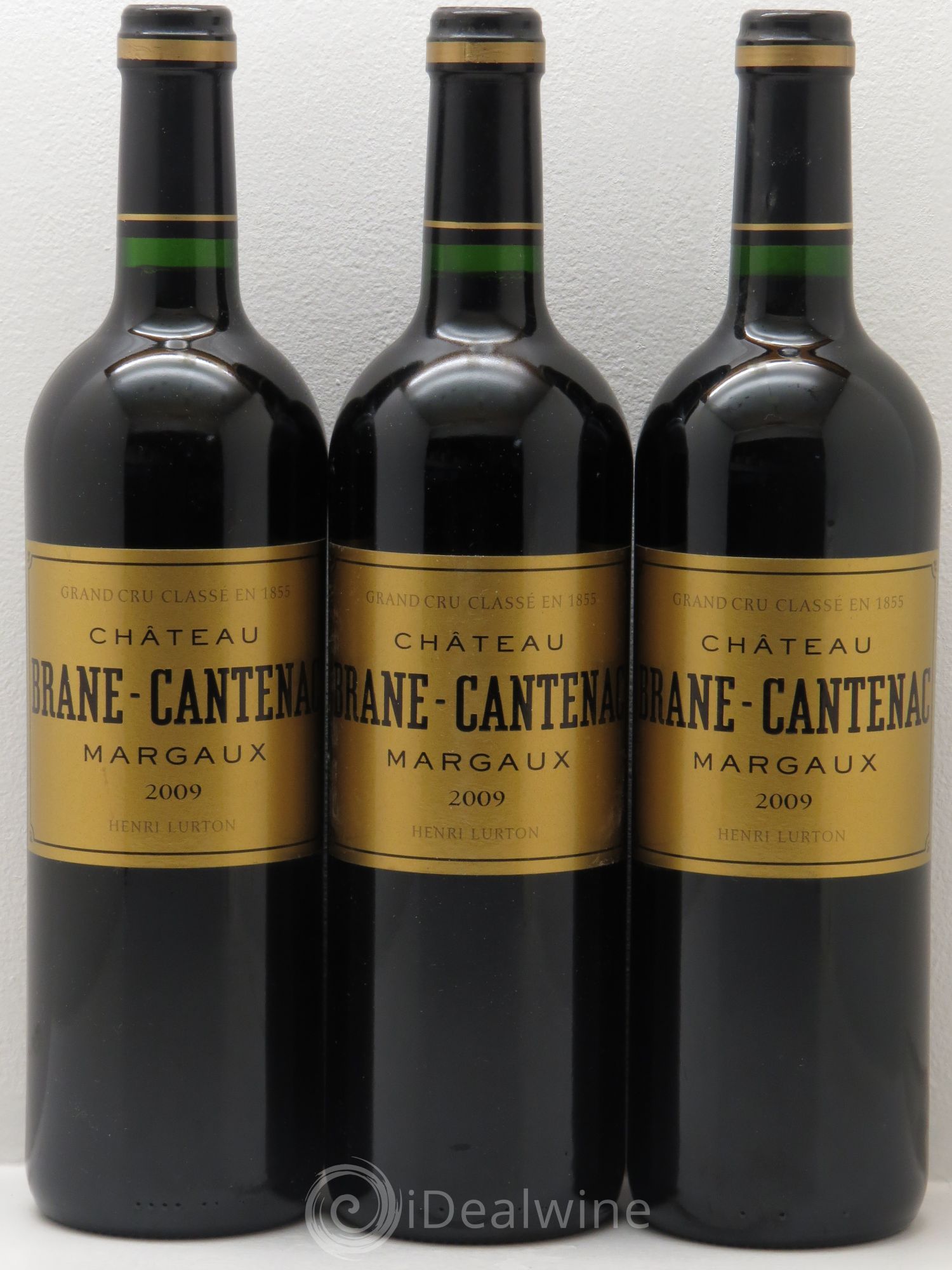 Château Brane Cantenac 2ème Grand Cru Classé 2009 - Lot de 3 bouteilles - 0