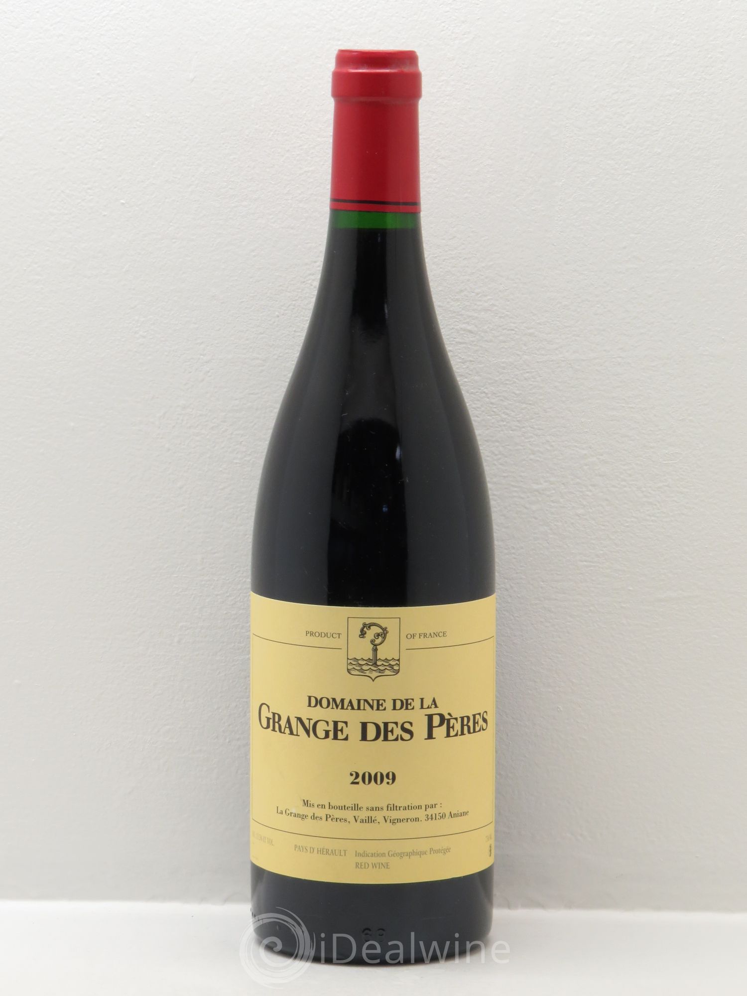 Pays d'Hérault Grange des Pères Laurent Vaillé 2009 - Lot de 1 bouteille - 0