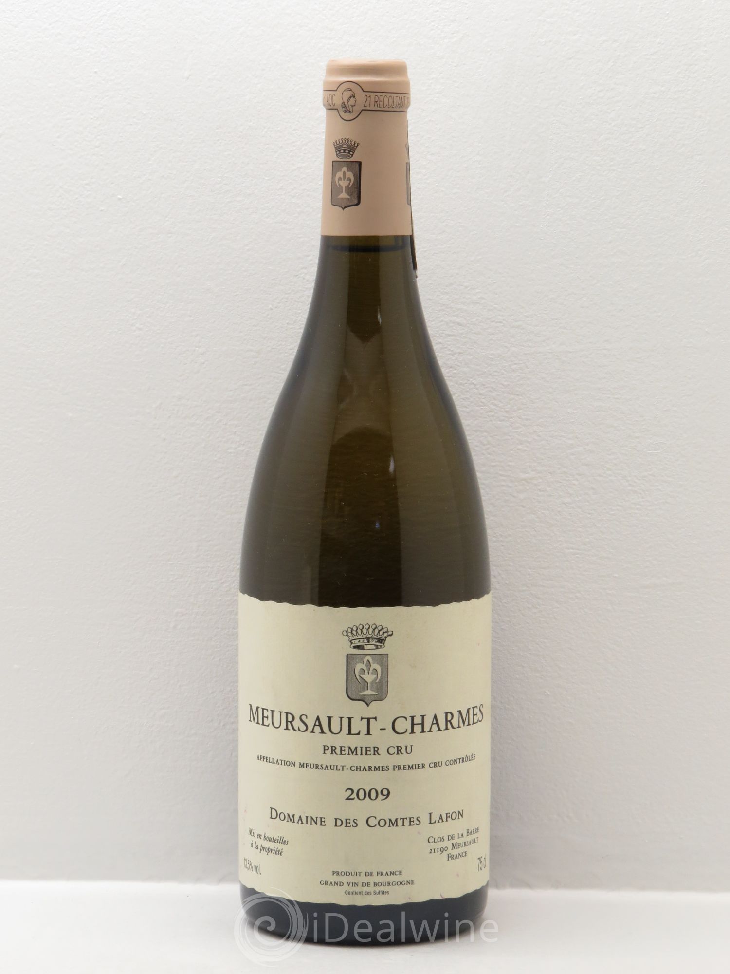 Meursault 1er Cru Charmes Comtes Lafon (Domaine des) 2009 - Lot de 1 bouteille - 0