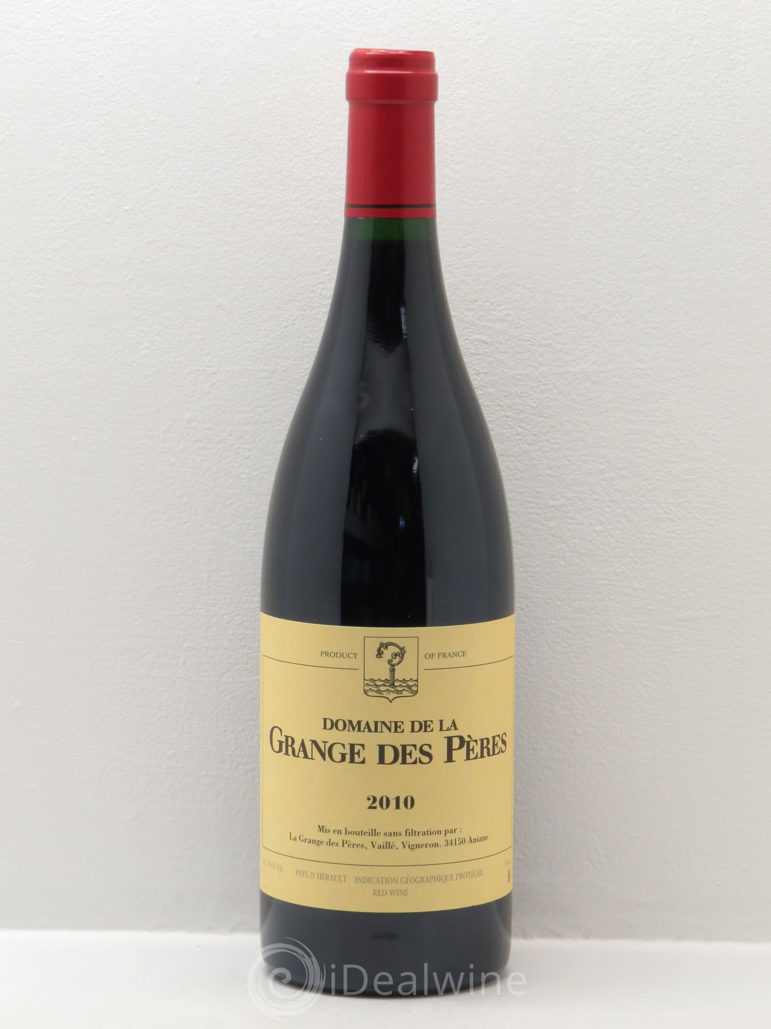 Pays d'Hérault Grange des Pères Laurent Vaillé 2010 - Lot de 1 bouteille - 0