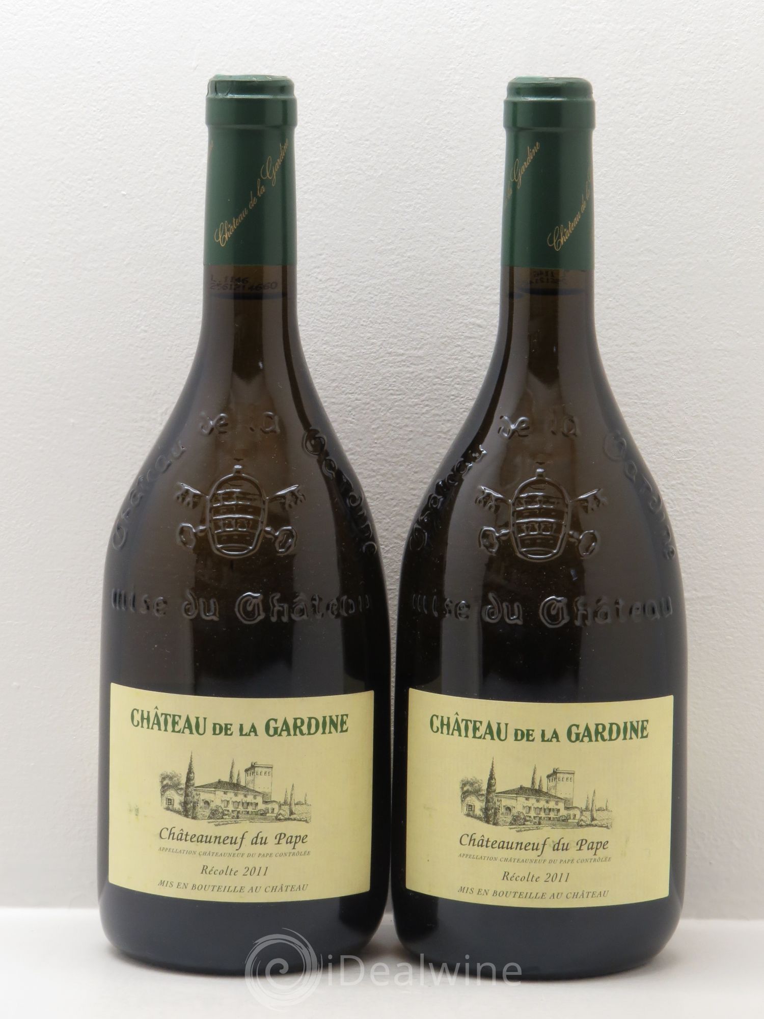Châteauneuf-du-Pape Château de La Gardine Famille Brunel 2011 - Lot de 2 bouteilles - 0