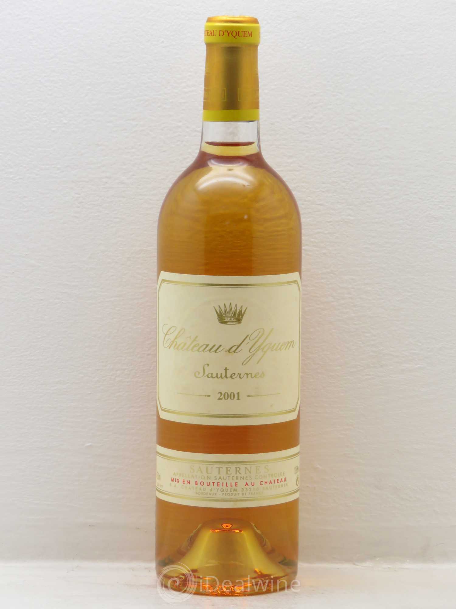Château d' Yquem 1er Cru Classé Supérieur 2001 - Lotto di 1 bottiglia - 0