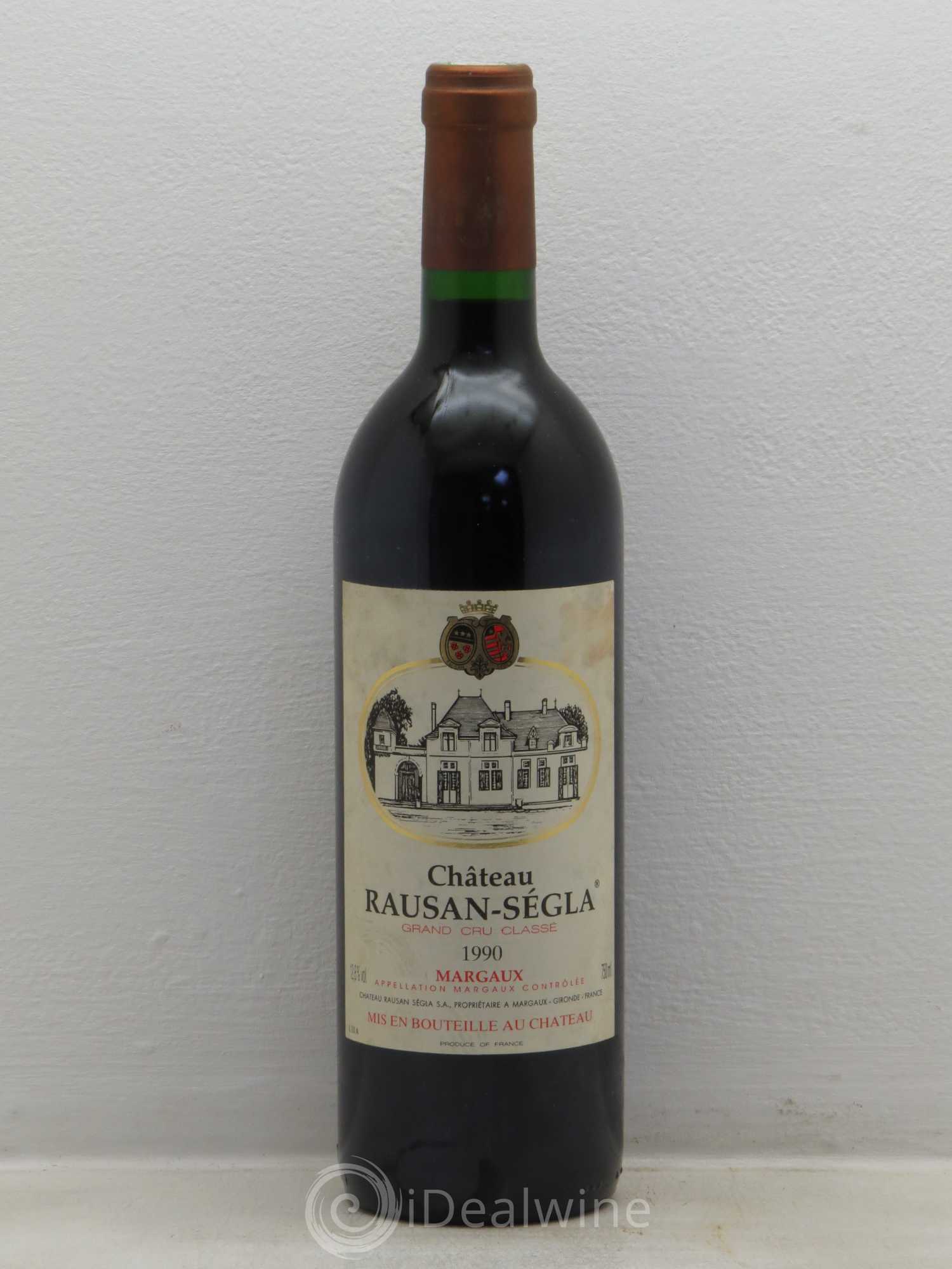 Château Rauzan Ségla Grand Cru Classé 1990 - Lot de 1 bouteille - 0