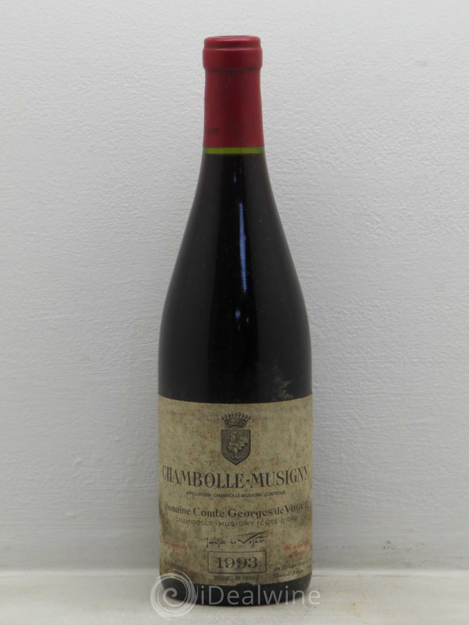 Chambolle-Musigny Comte Georges de Vogüé 1993 - Lot de 1 bouteille - 0