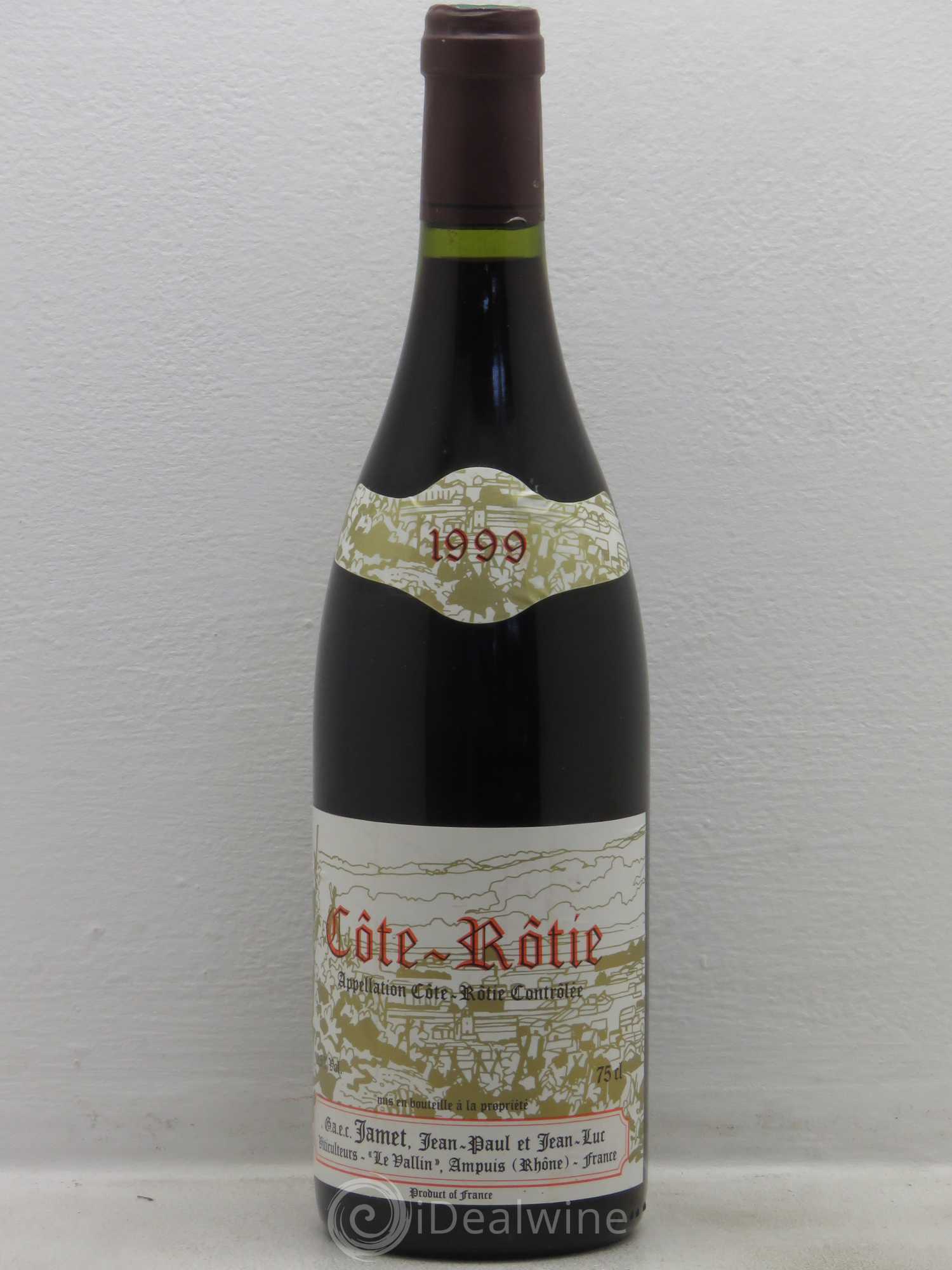 Côte-Rôtie Jamet (Domaine) Cuvee Generique 1999 - Lot de 1 bouteille - 0