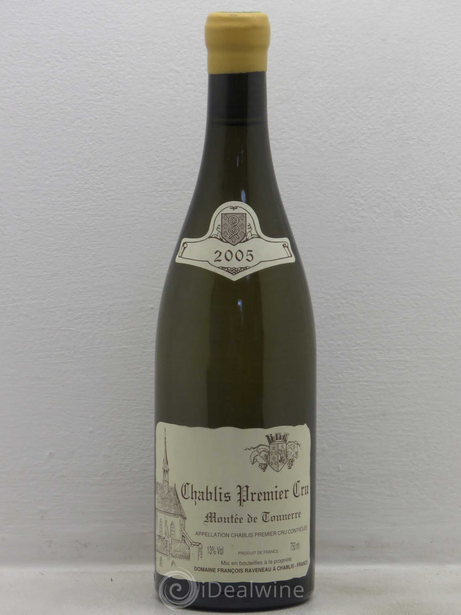 Chablis 1er Cru Montée de Tonnerre Raveneau (Domaine) 2005 - Lot de 1 bouteille - 0
