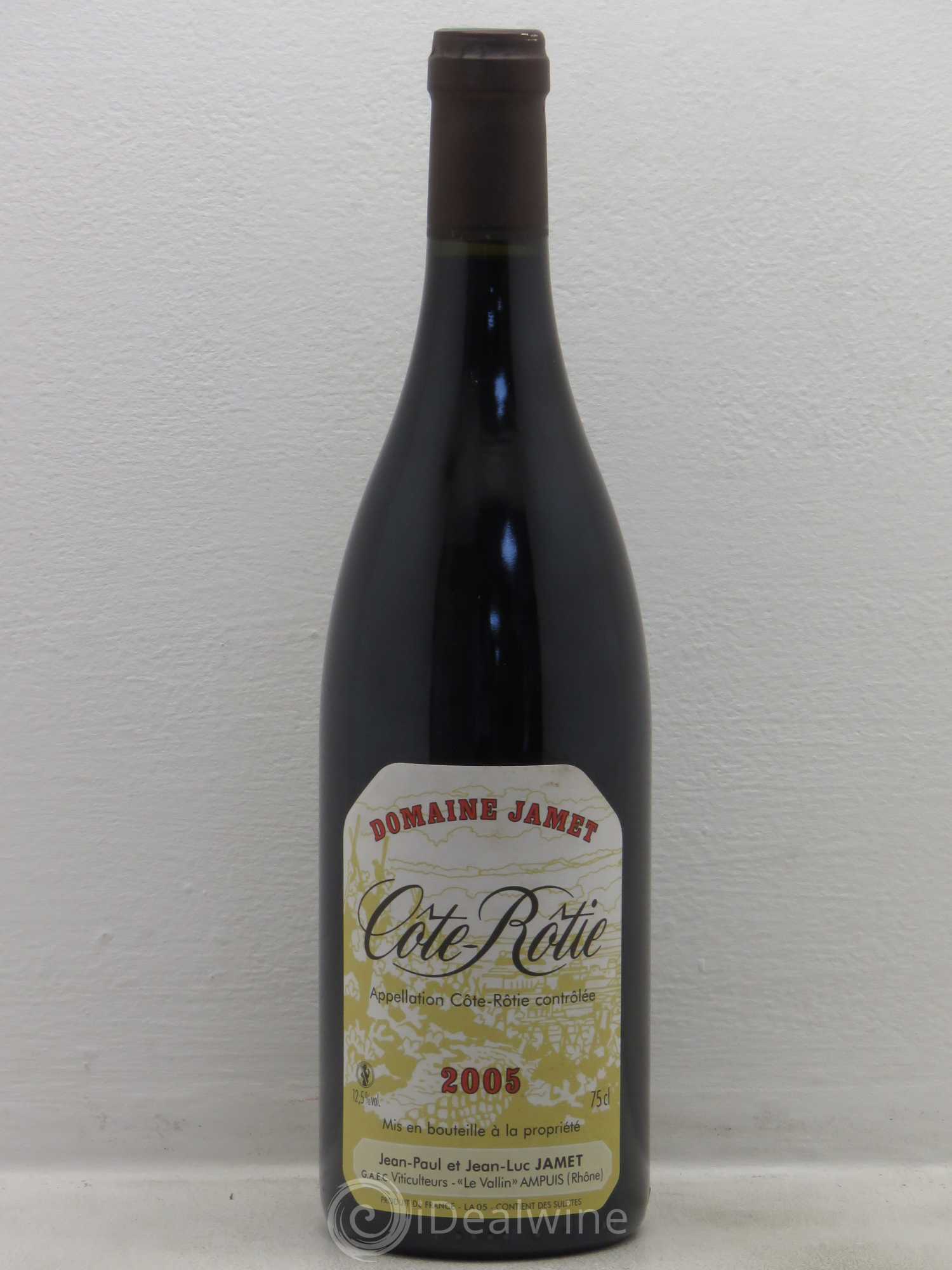 Côte-Rôtie Jamet (Domaine) Cuvee Generique 2005 - Lot de 1 bouteille - 0